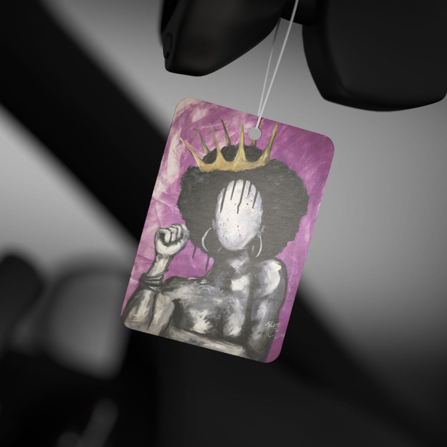 Naturally Queen PINK Car Air Freshener