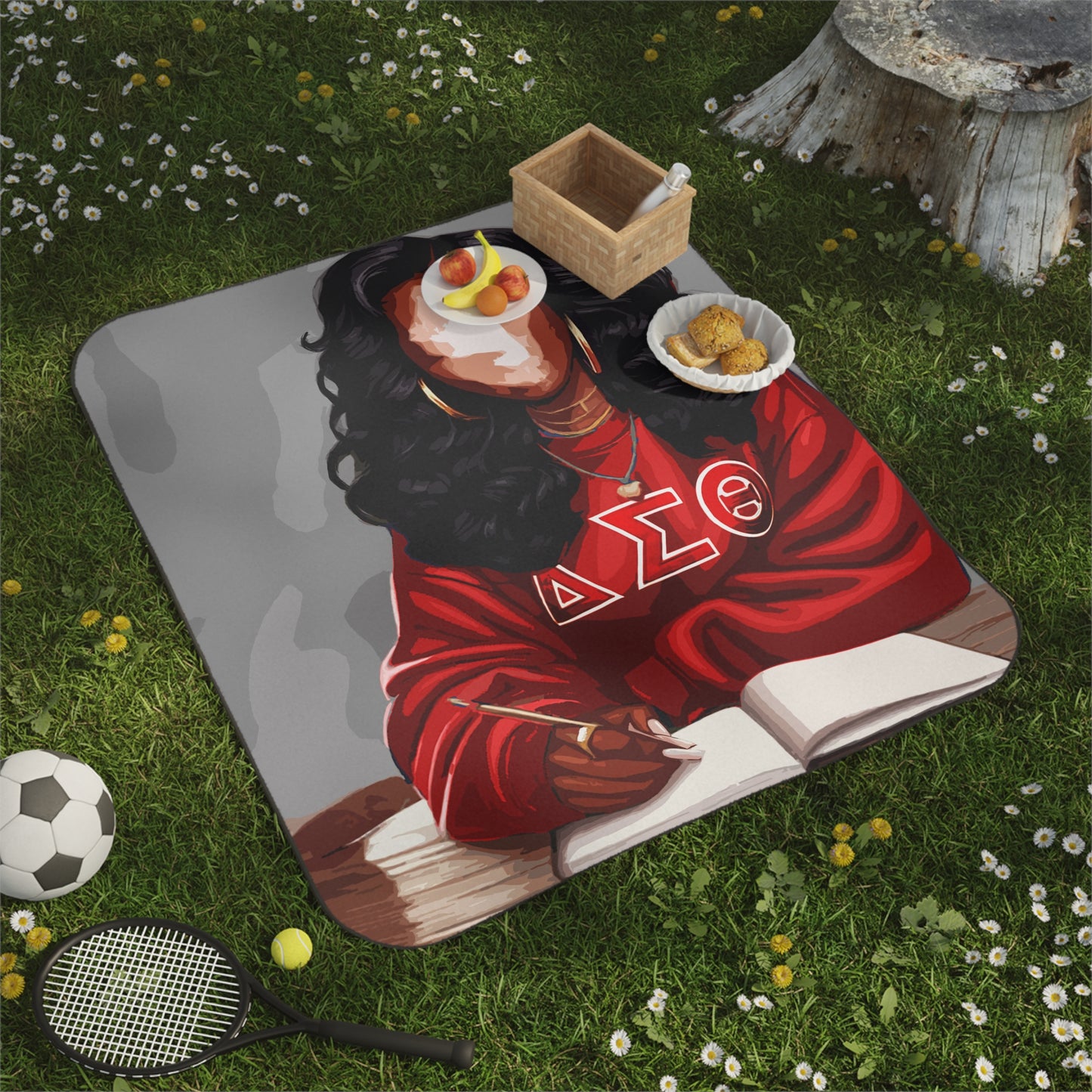 Naturally Divine Delta II Picnic Blanket - Ideal for Outdoor Gatherings & Celebrations