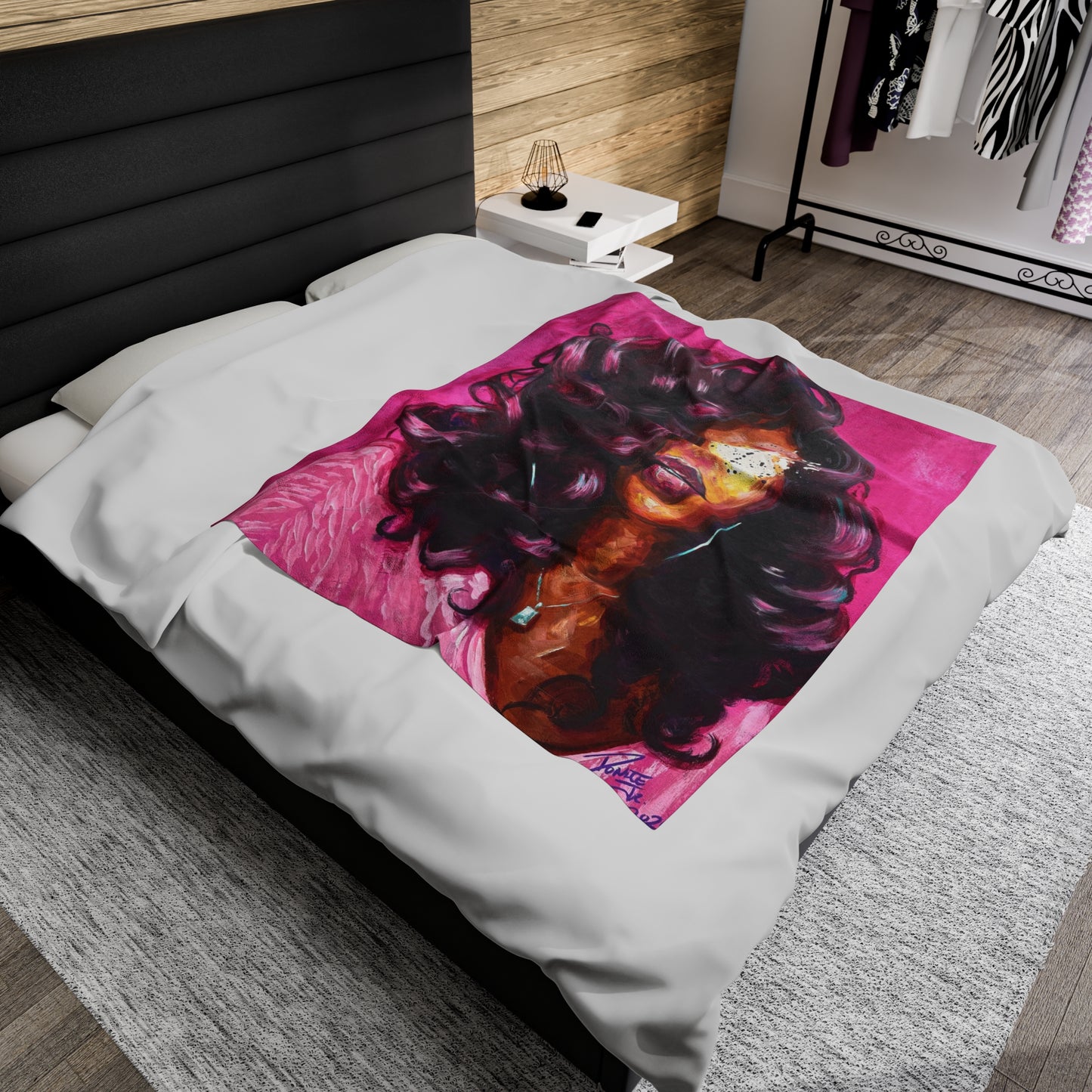 Naturally Lashonte Velveteen Plush Blanket