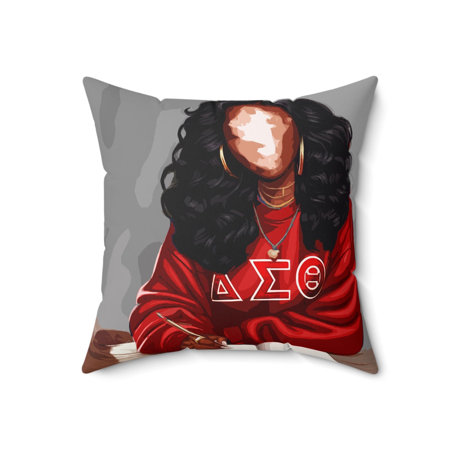 Naturally Divine Delta II Spun Polyester Square Pillow
