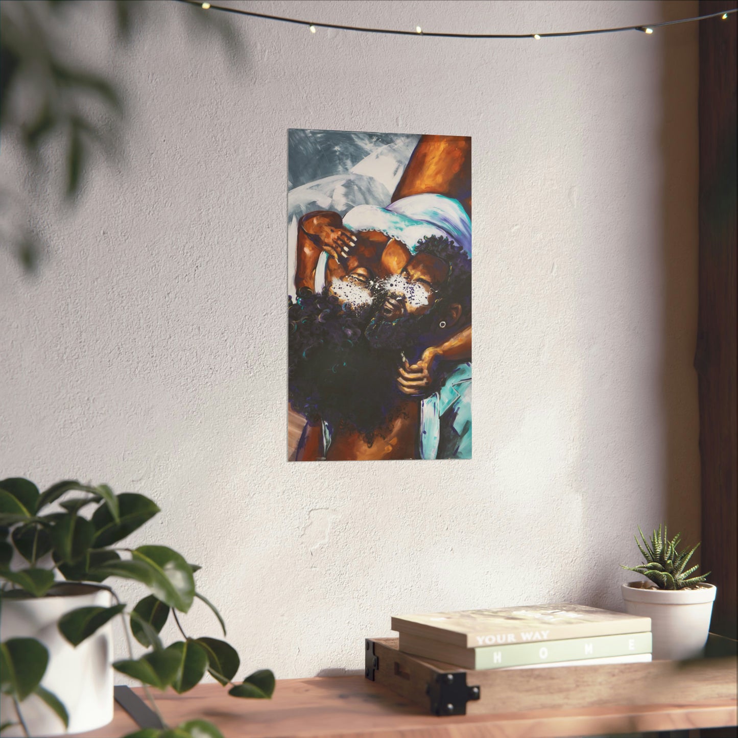 Naturally Black Love XII Matte Vertical Posters