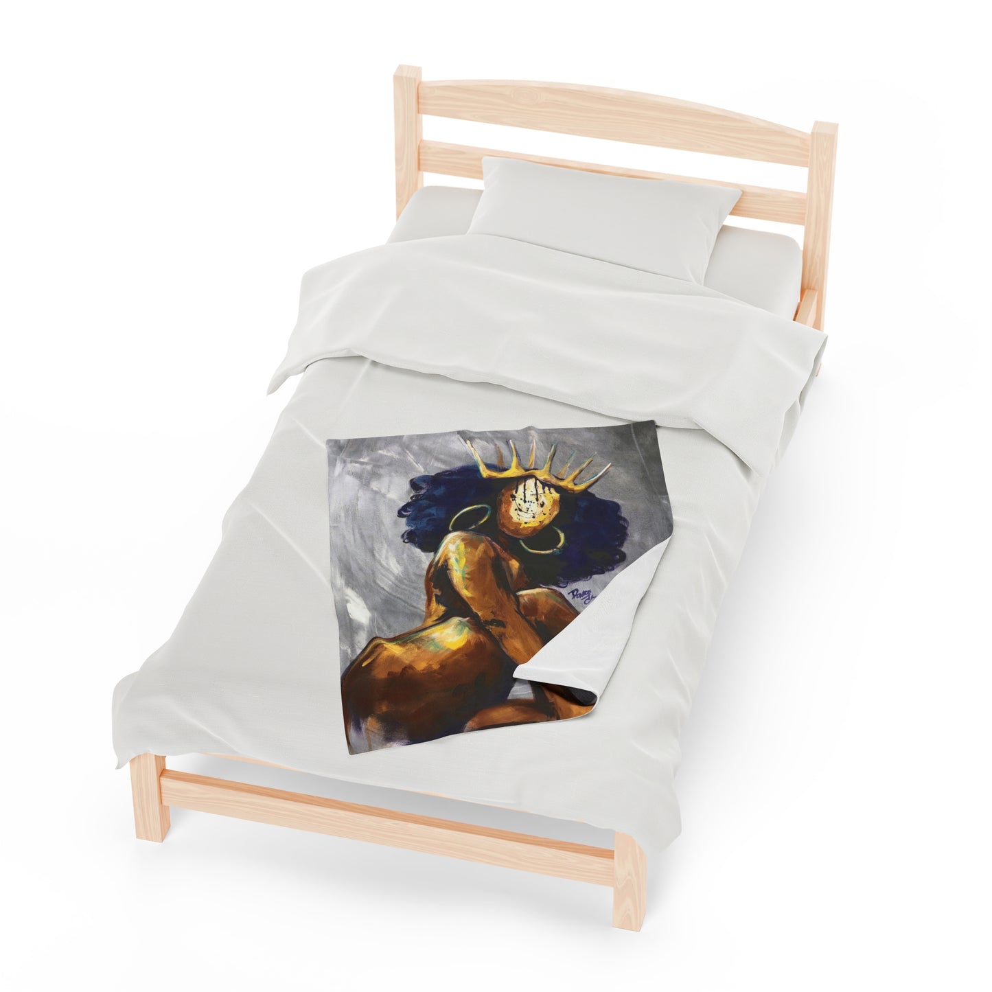 Naturally Queen Nessa Velveteen Plush Blanket