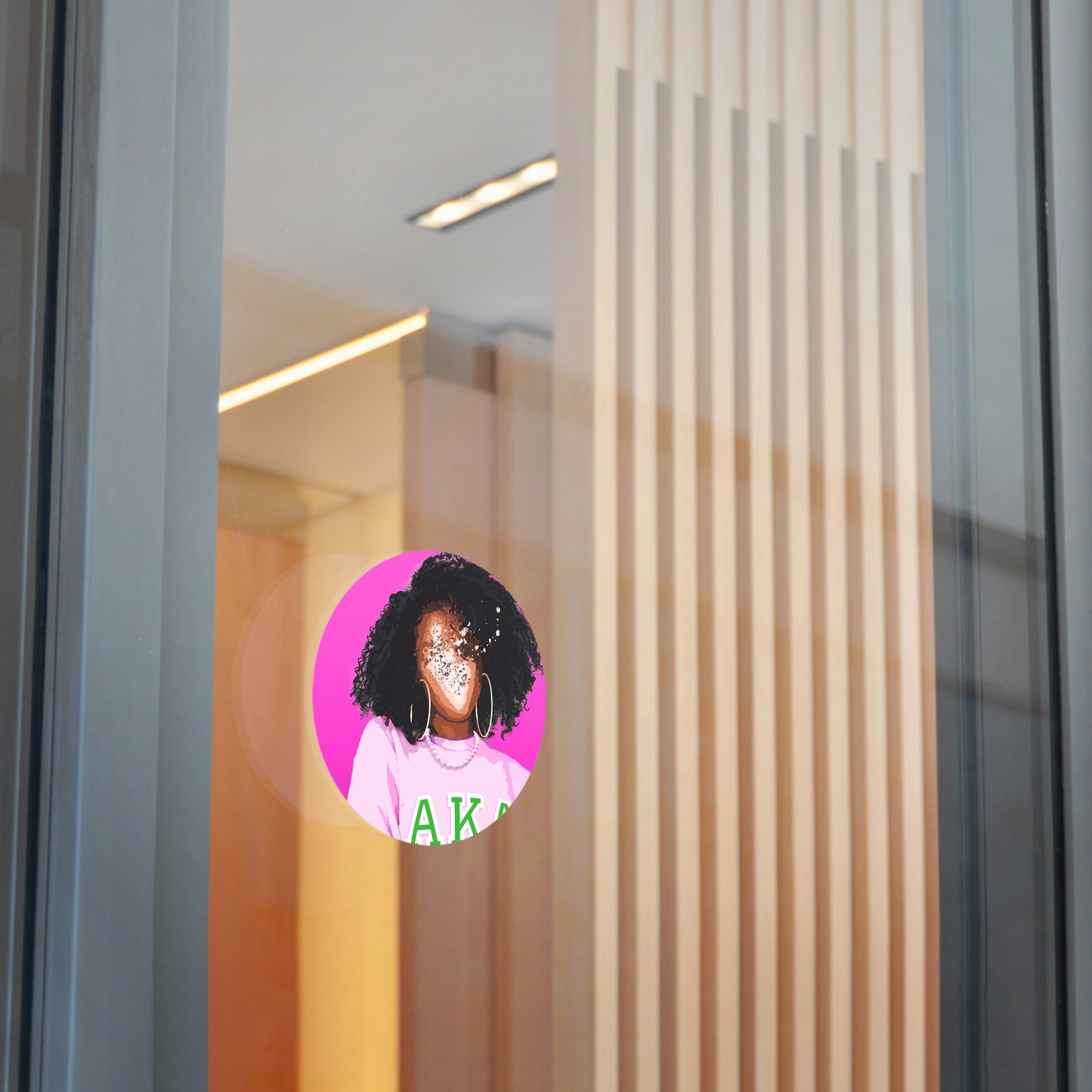 Naturally Divine AKA III Vibrant Round Vinyl Stickers
