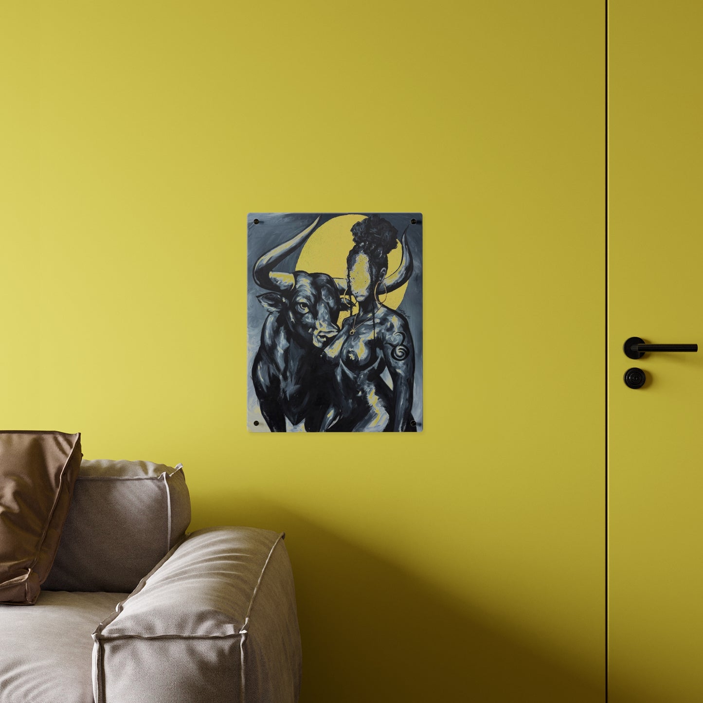 Naturally Taurus Acrylic Wall Art Panel