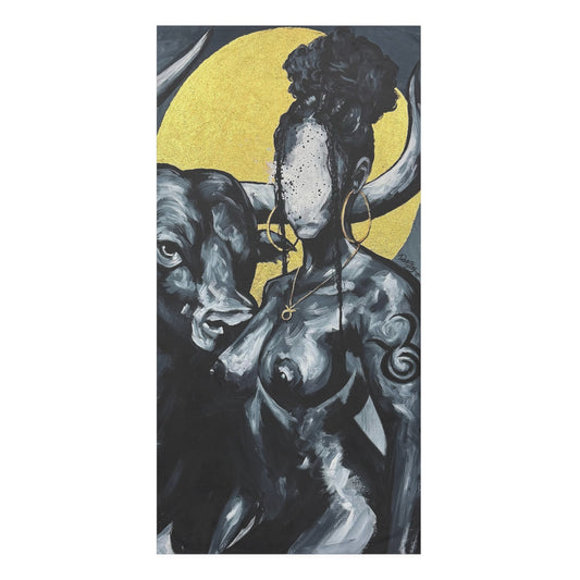 Naturally Taurus Mink-Cotton Towel