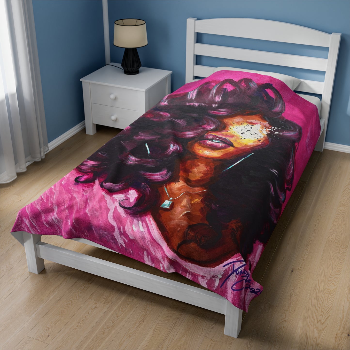 Naturally Lashonte Velveteen Plush Blanket