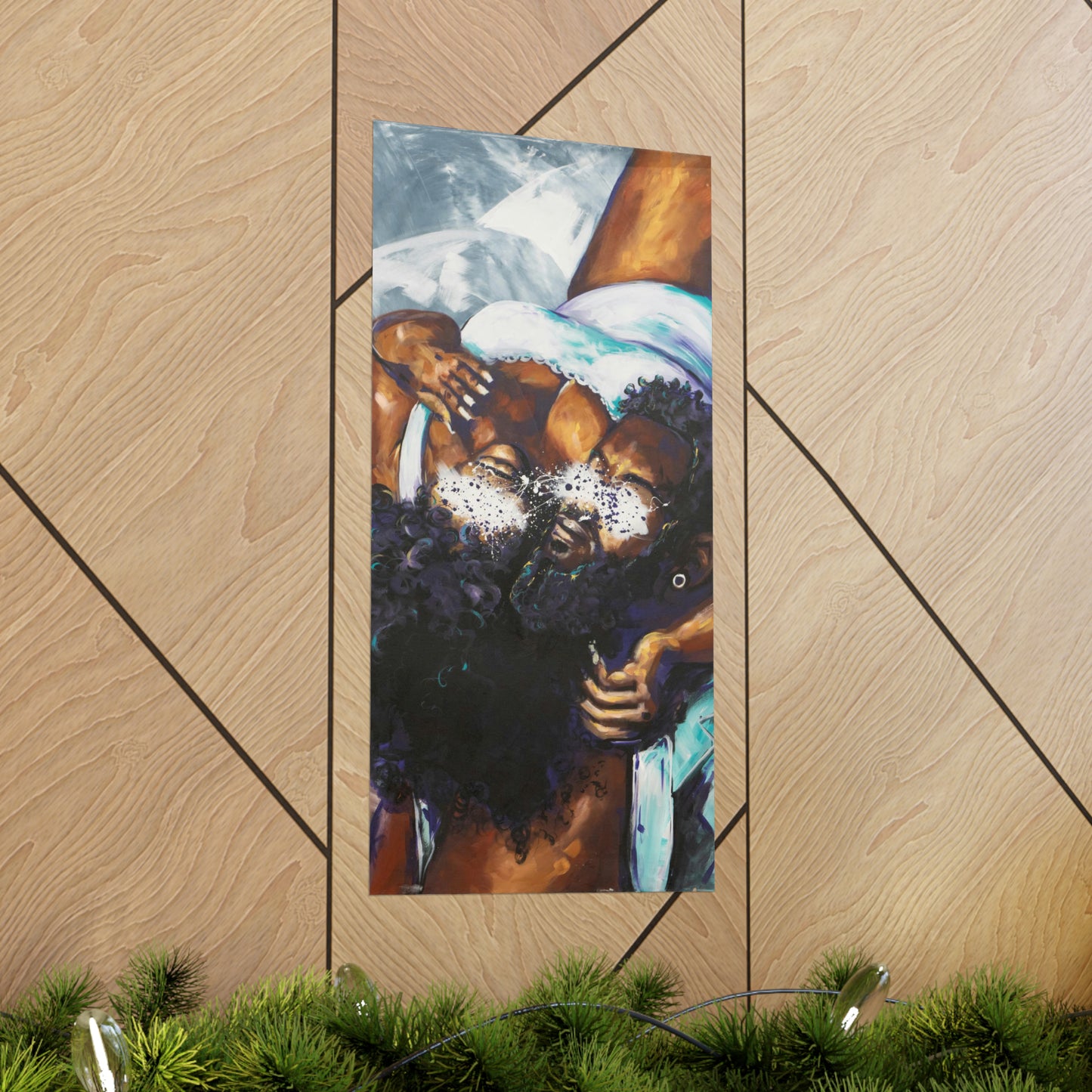 Naturally Black Love XII Matte Vertical Posters