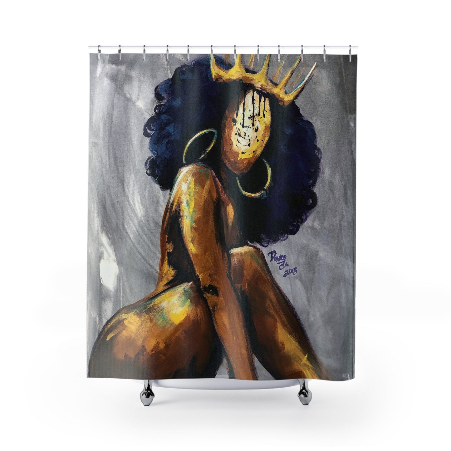 Naturally Queen Nessa Shower Curtains