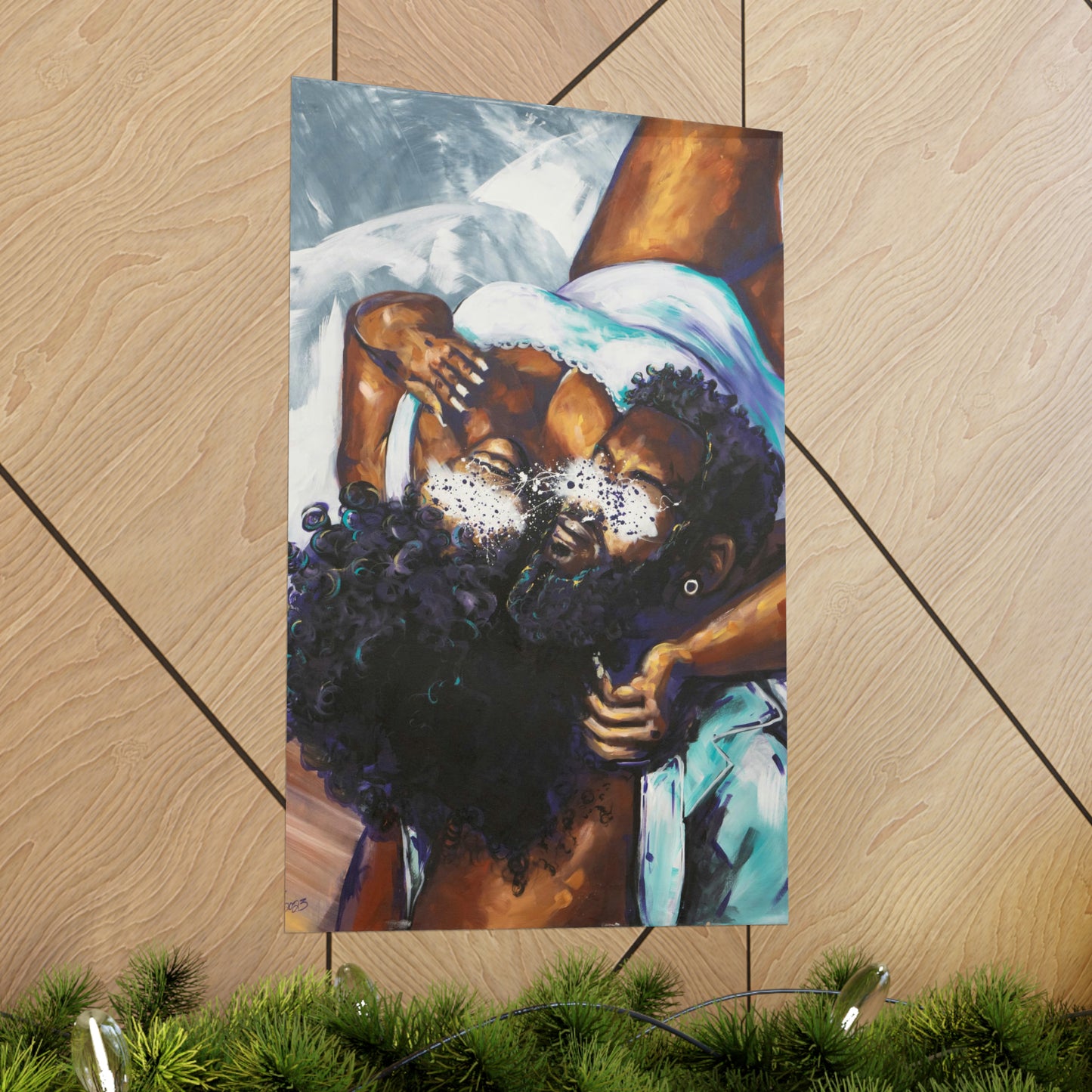 Naturally Black Love XII Matte Vertical Posters