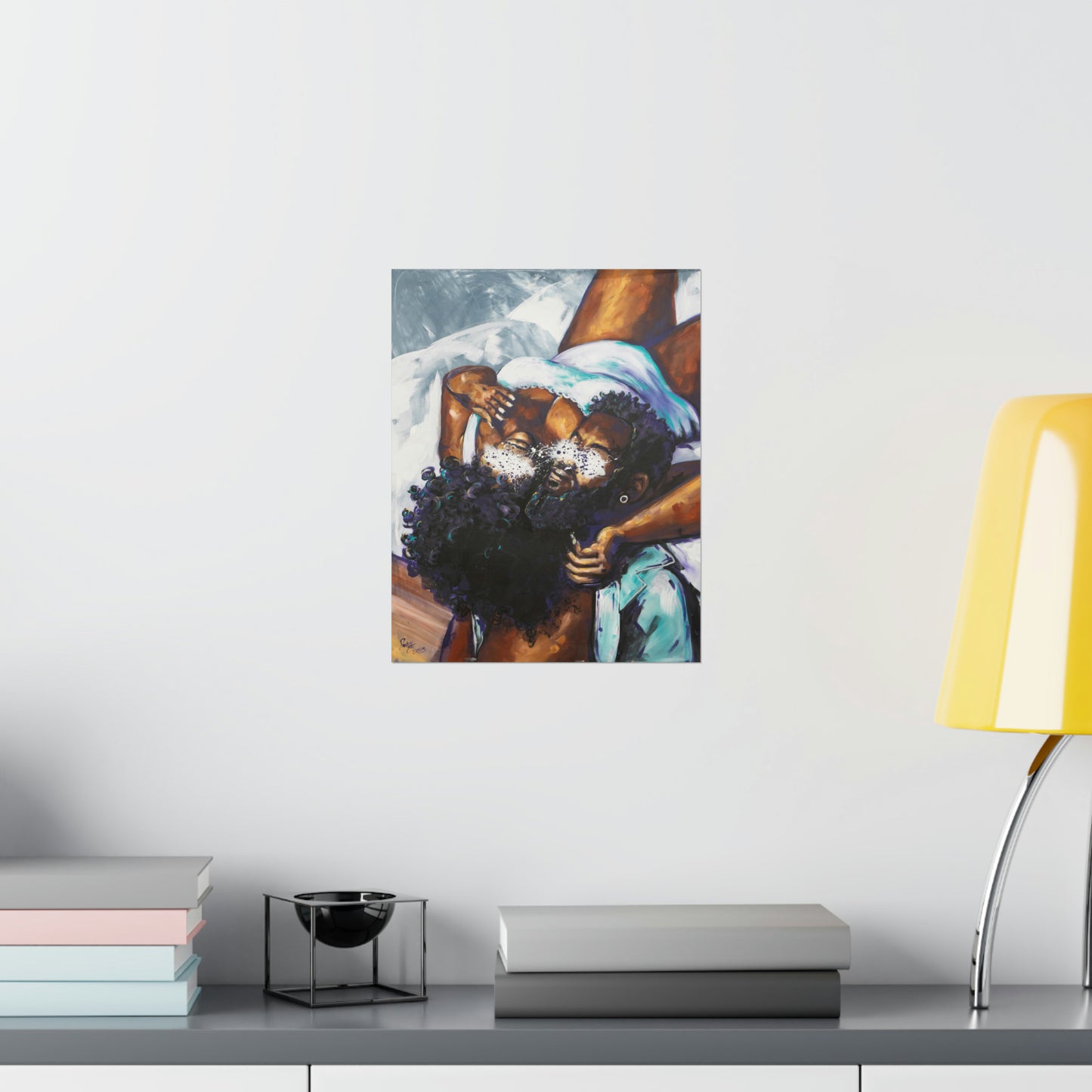 Naturally Black Love XII Matte Vertical Posters