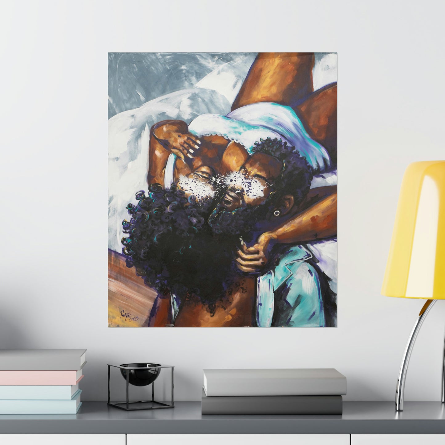Naturally Black Love XII Matte Vertical Posters