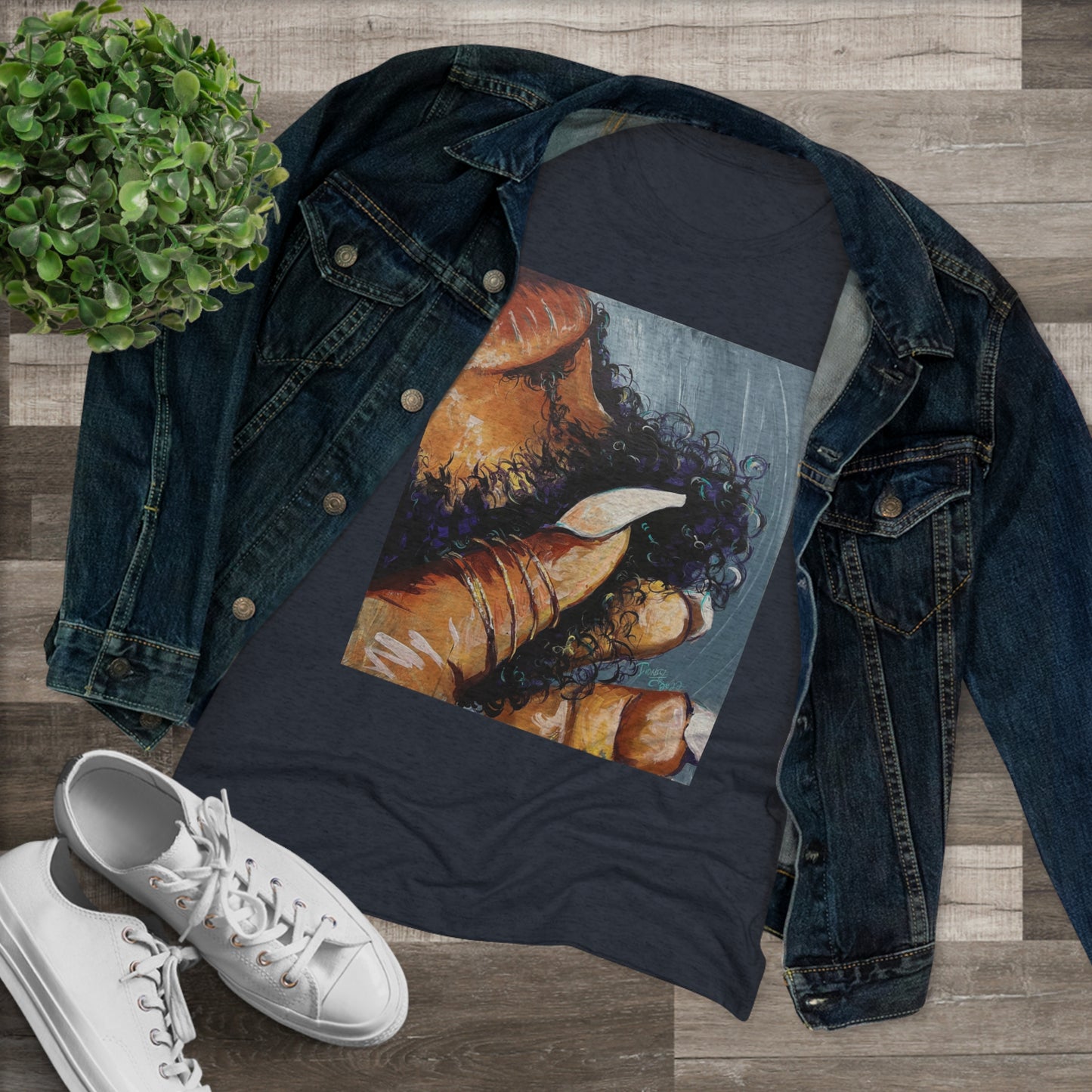 Naturally Black Love X Women's Triblend Tee