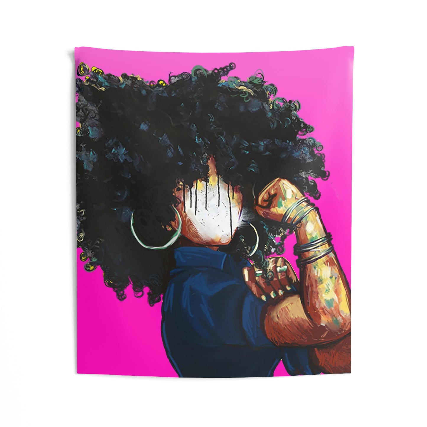 Naturally the Riveter PINK Indoor Wall Tapestries