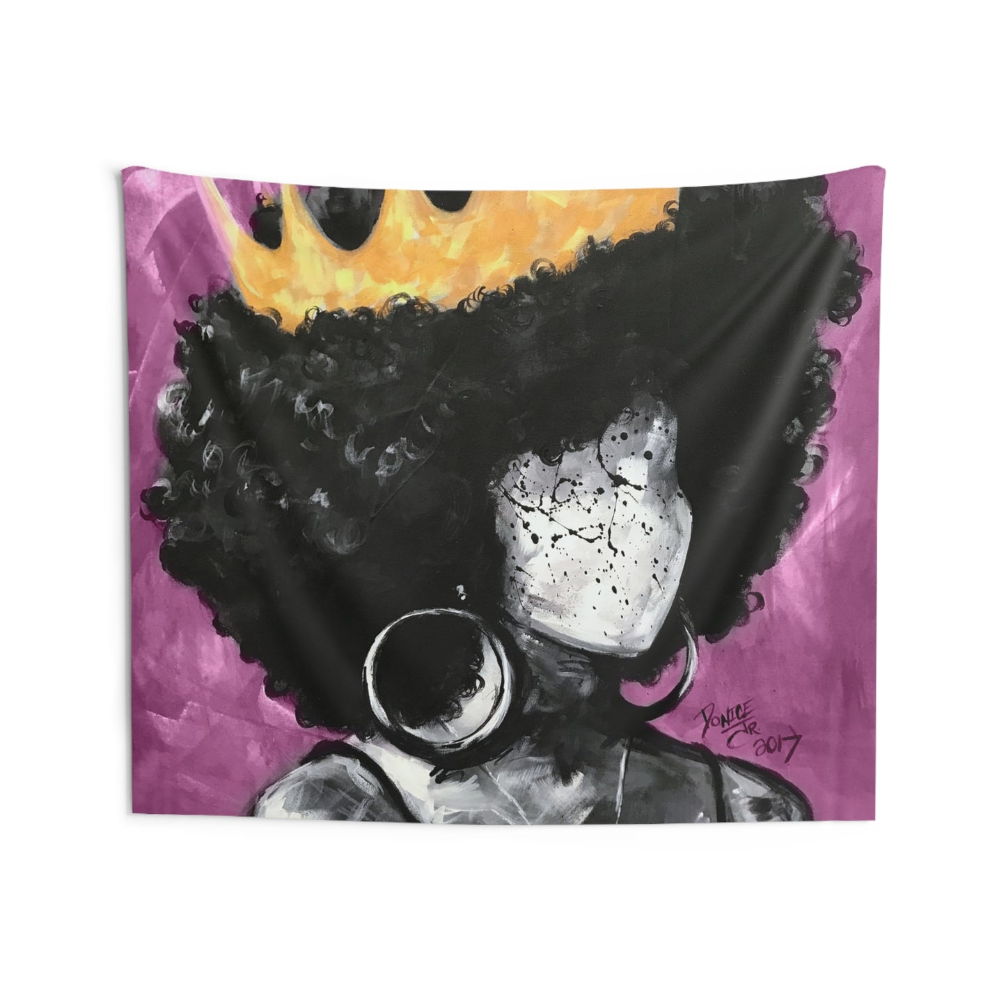 Naturally II Queen PINK Indoor Wall Tapestries
