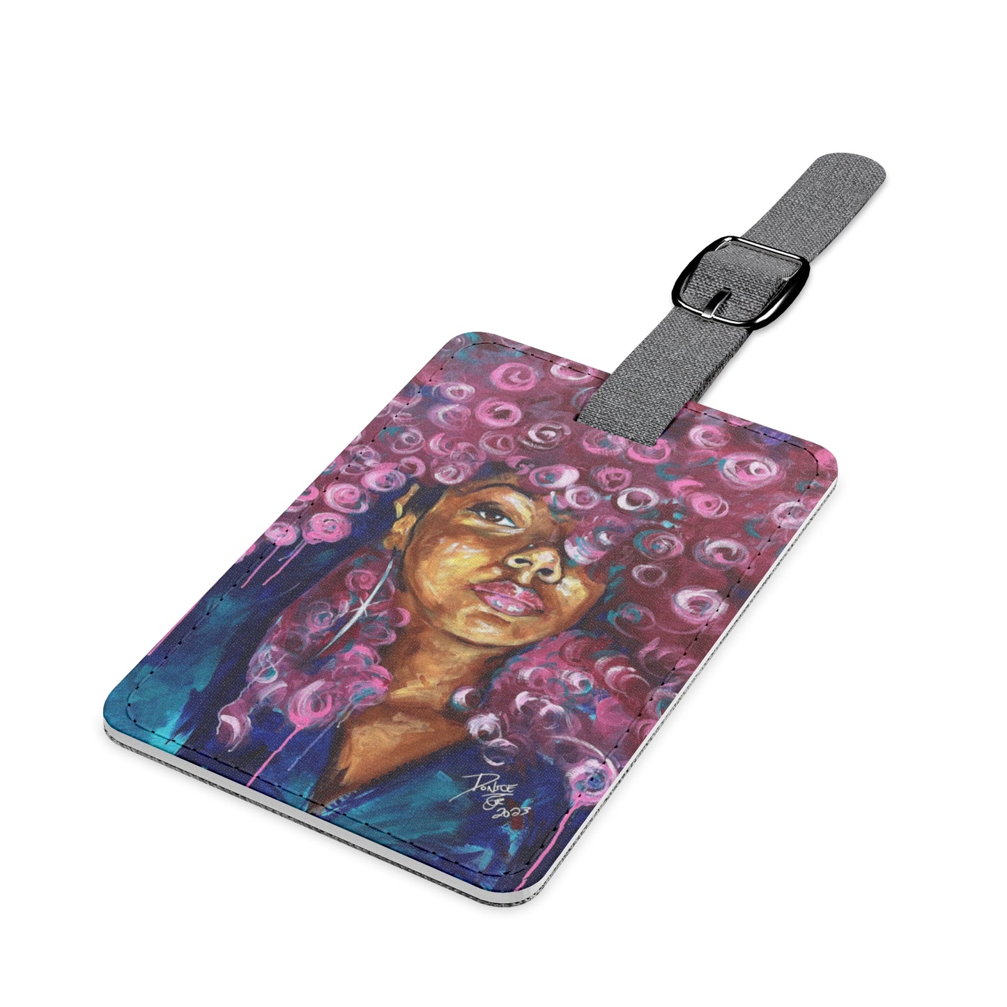 Naturally Rosado Luggage Tag, Rectangle