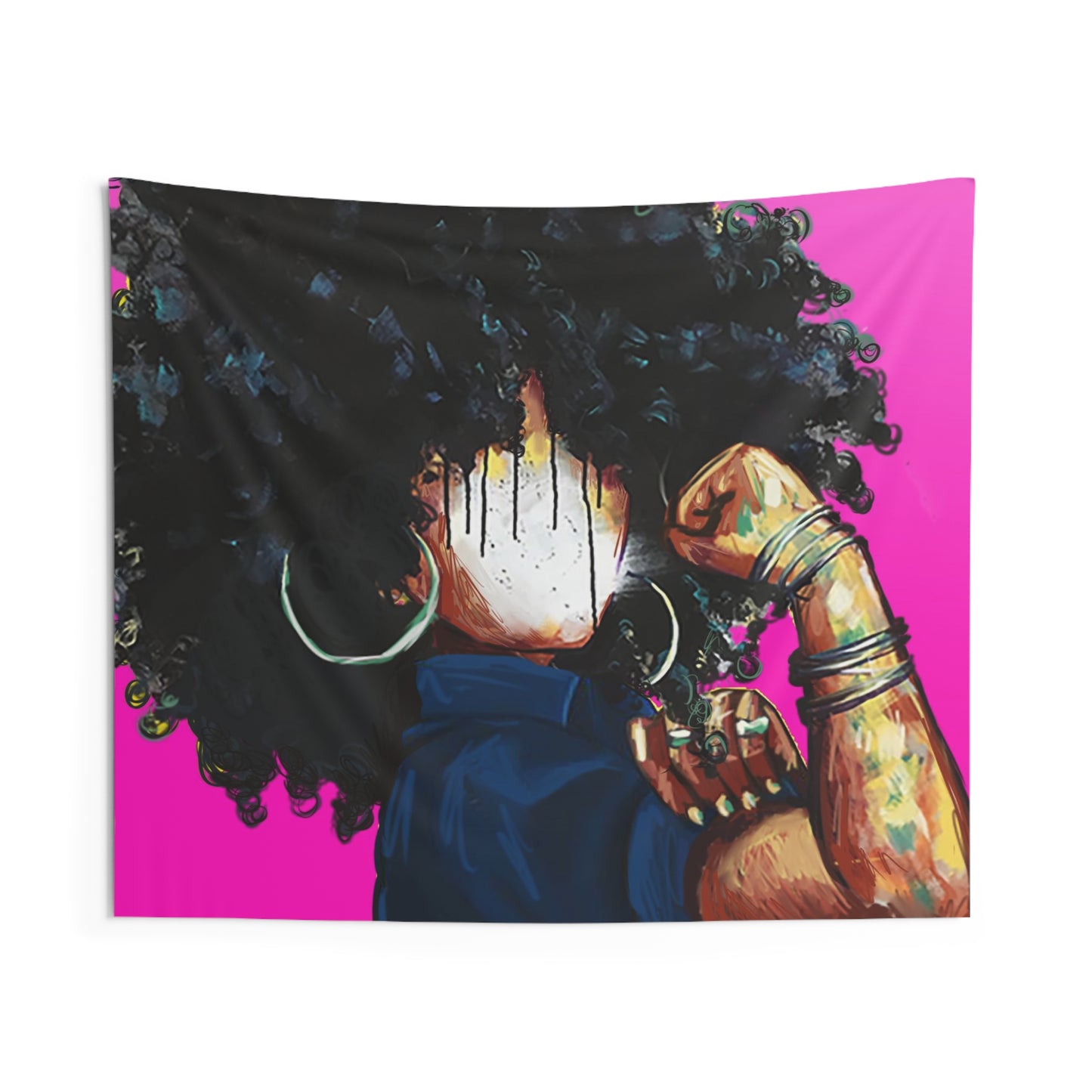 Naturally the Riveter PINK Indoor Wall Tapestries