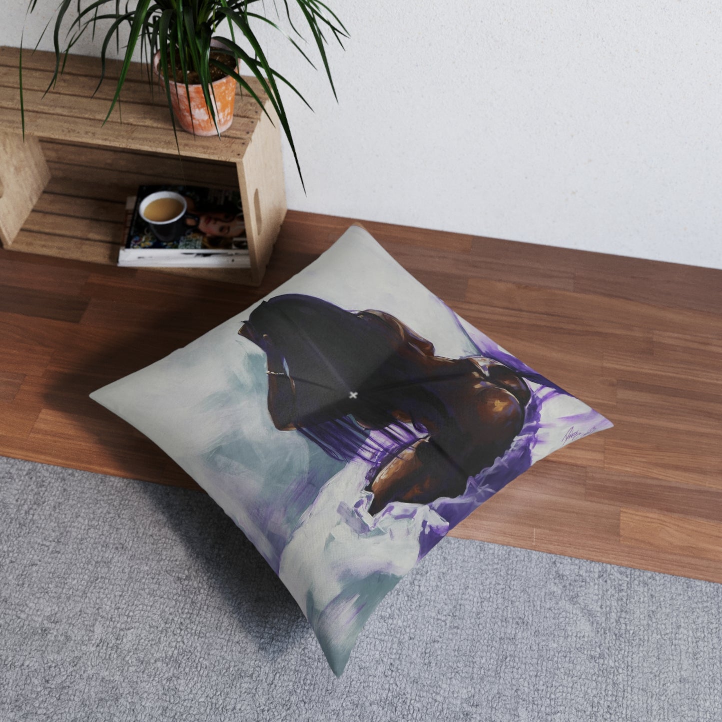 Tufted Floor Pillow, Square