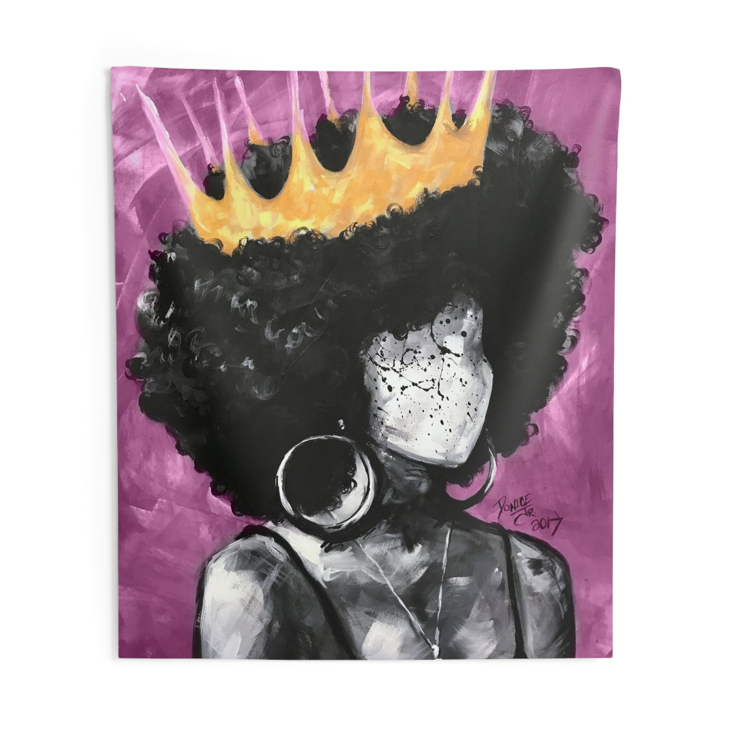 Naturally II Queen PINK Indoor Wall Tapestries