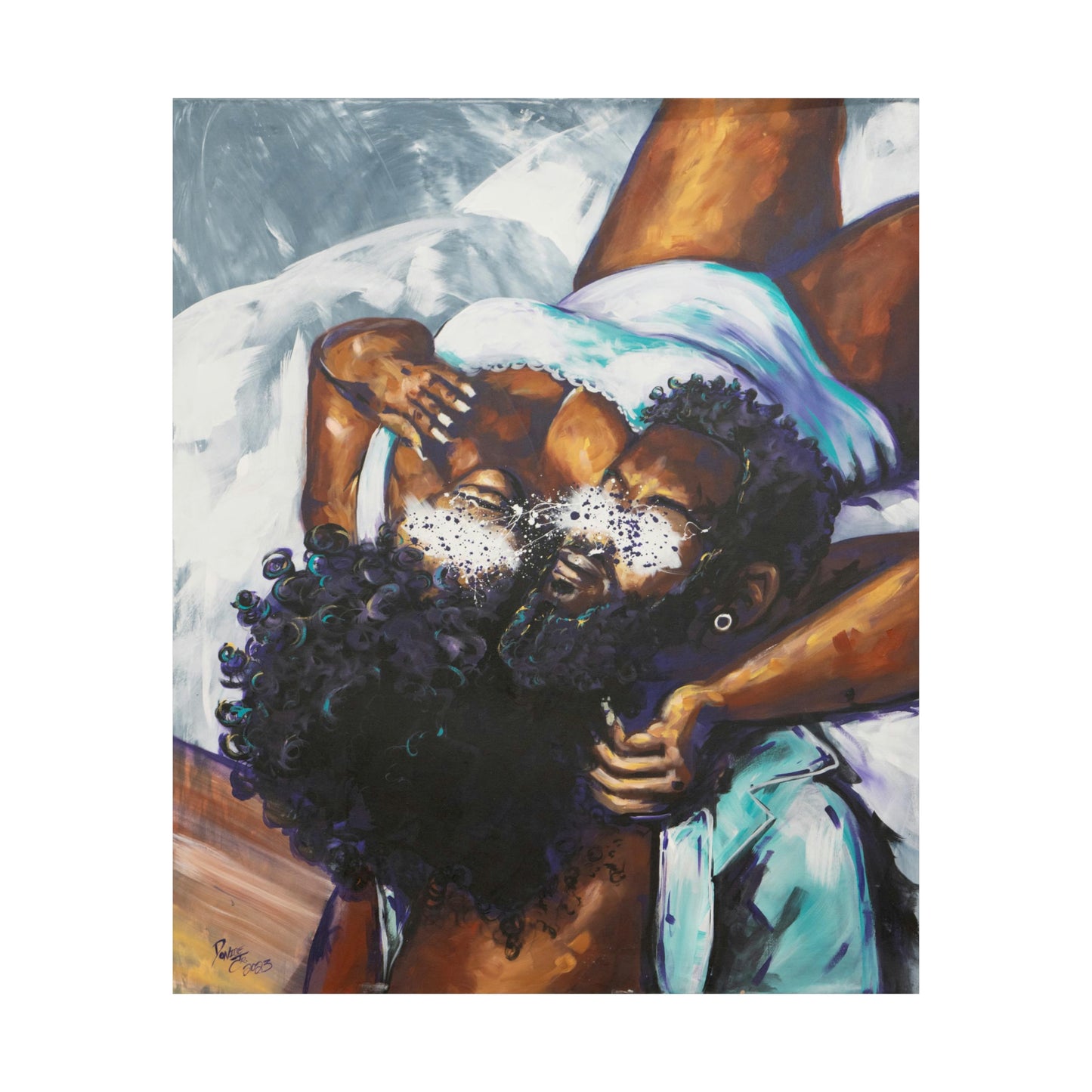 Naturally Black Love XII Matte Vertical Posters