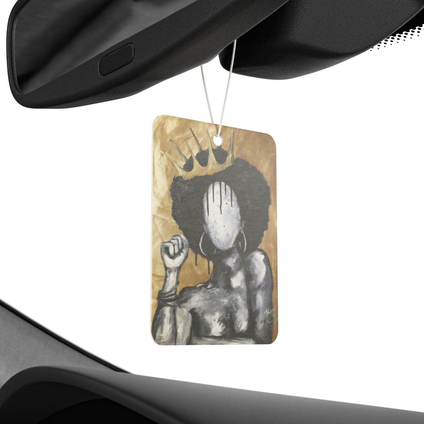 Naturally Queen GOLD Car Air Freshener