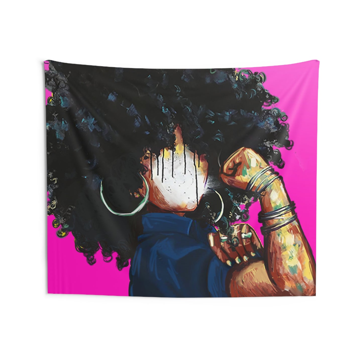 Naturally the Riveter PINK Indoor Wall Tapestries