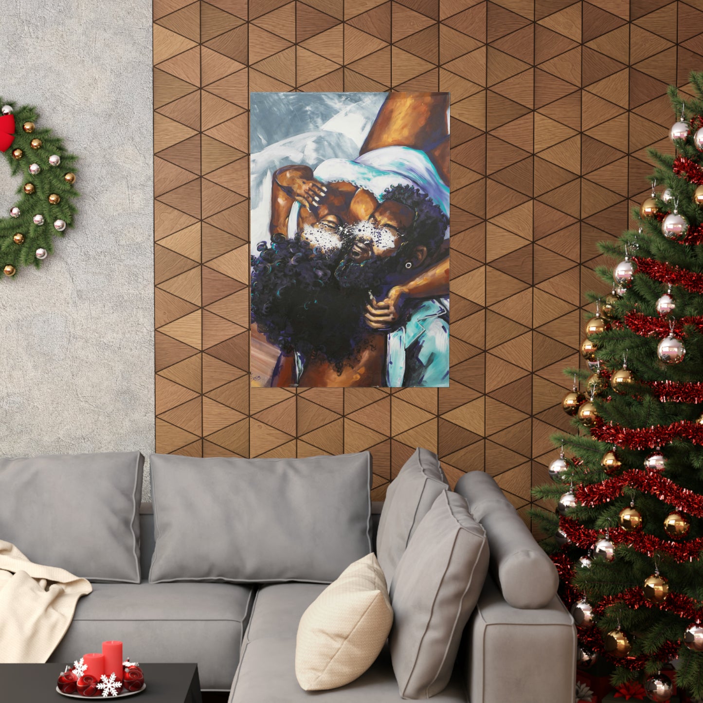 Naturally Black Love XII Matte Vertical Posters