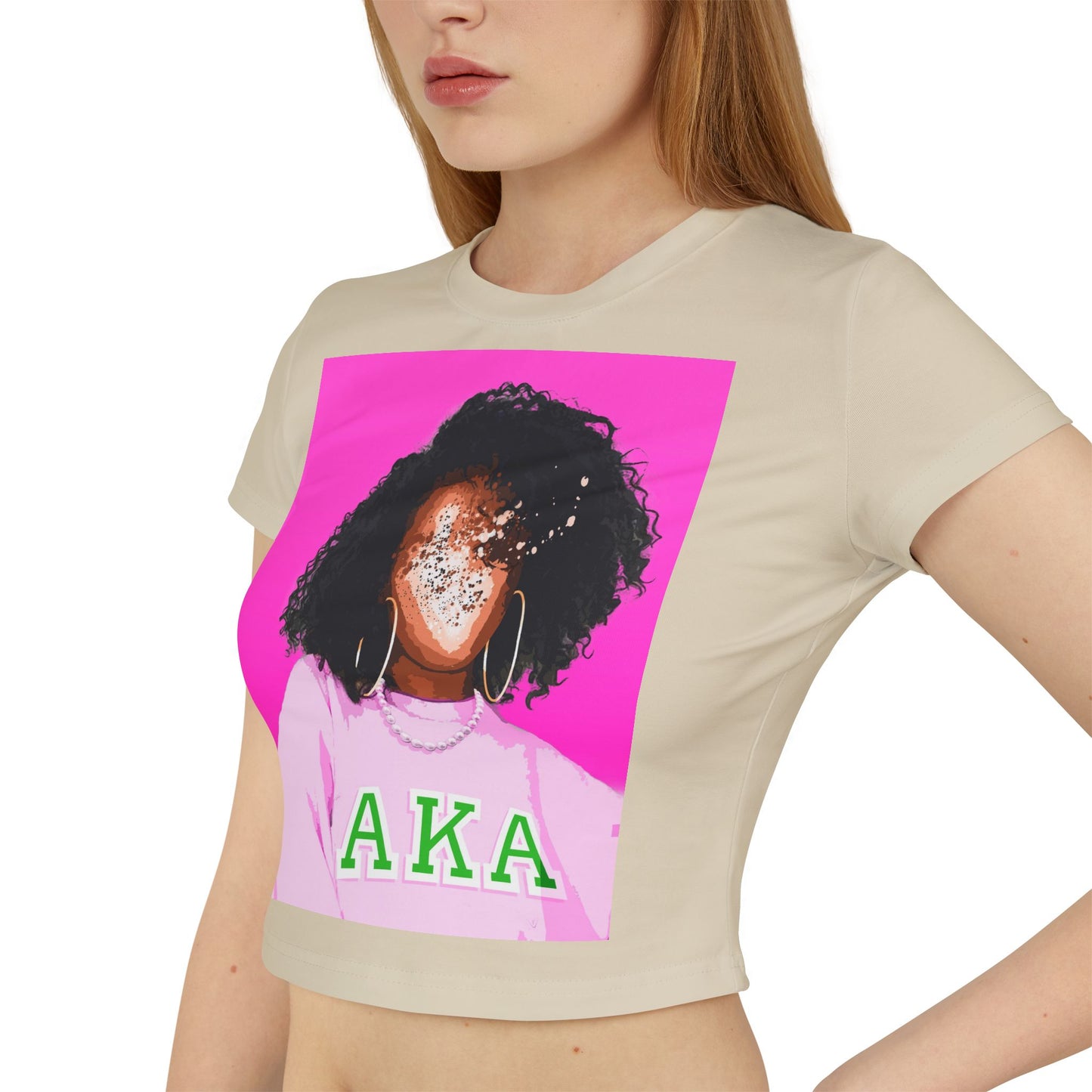 Naturally Divine AKA III Trendy Women's Baby Tee