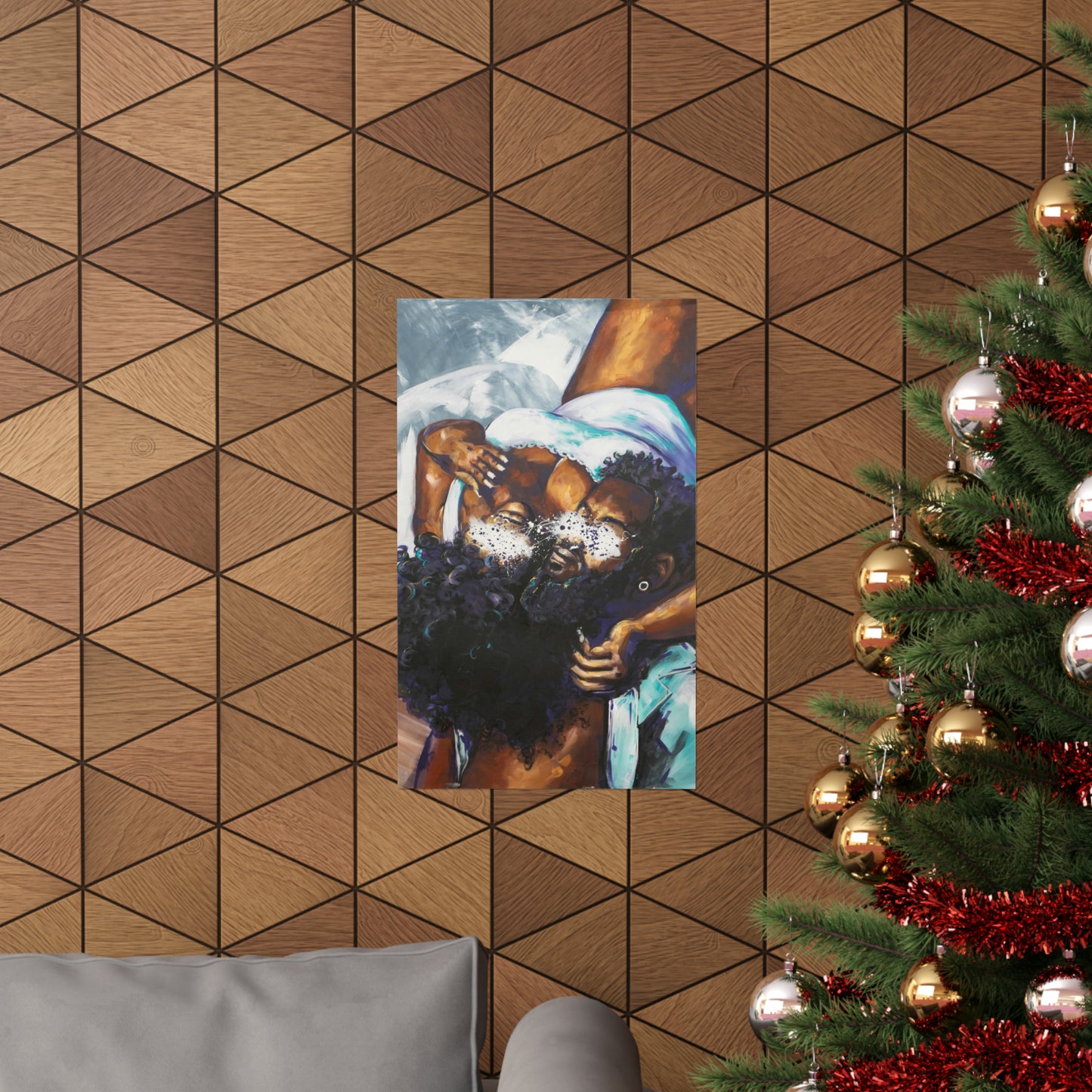 Naturally Black Love XII Matte Vertical Posters