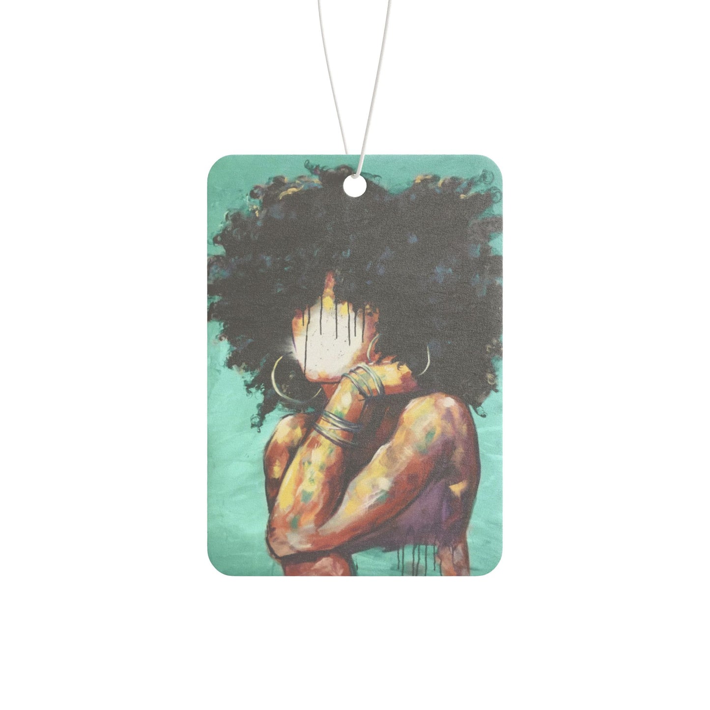 Naturally II TEAL Car Air Freshener