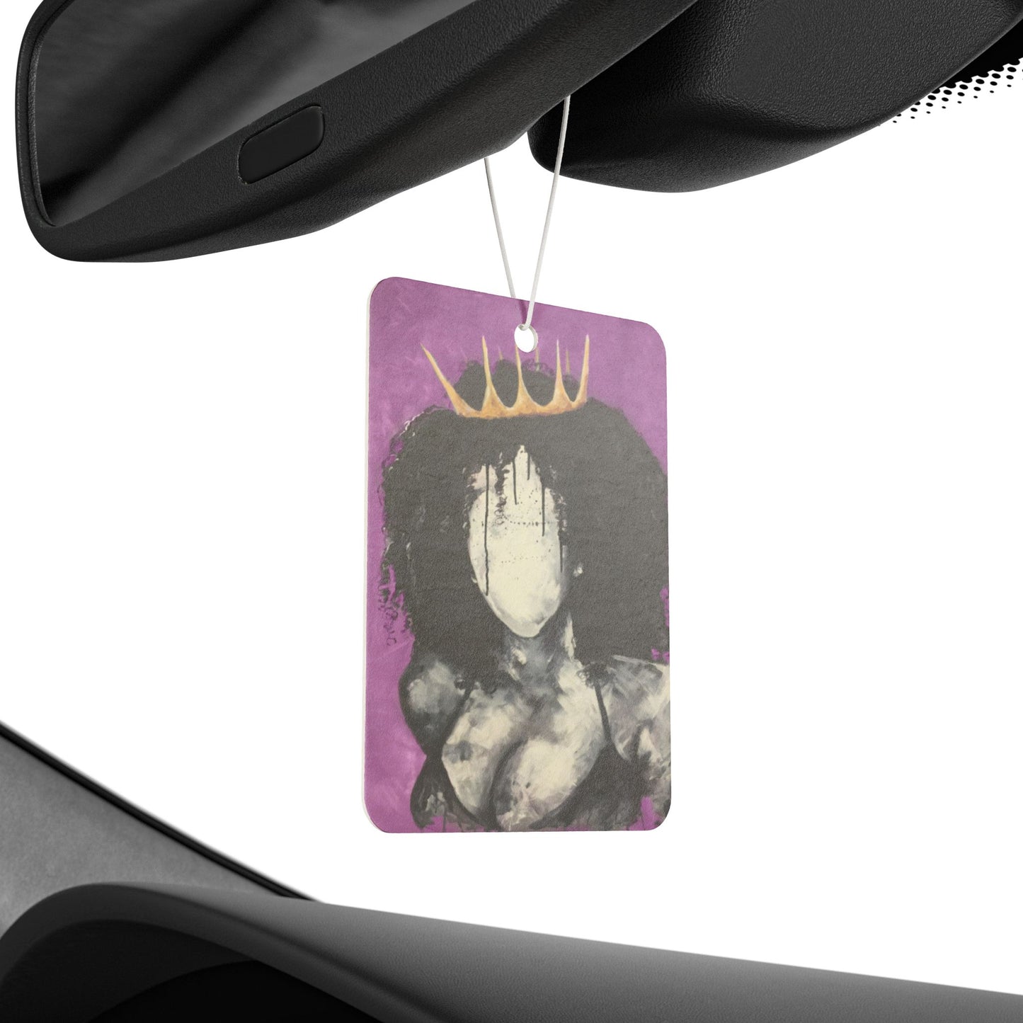 Naturally Queen I PINK Car Air Freshener