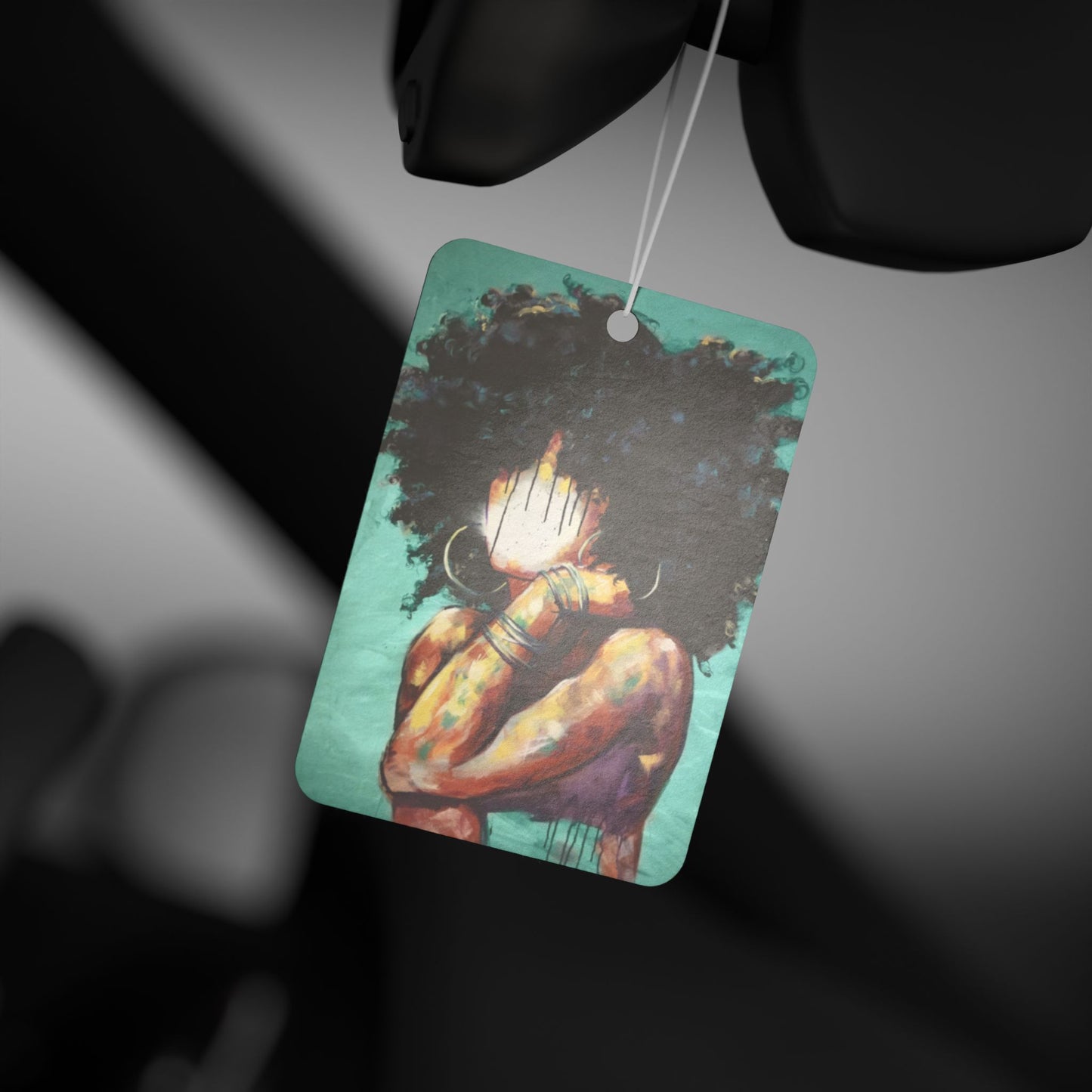 Naturally II TEAL Car Air Freshener