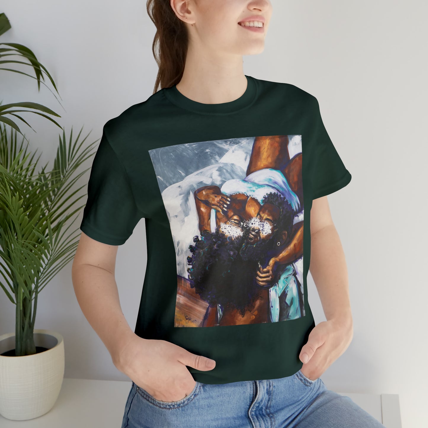 Naturally Black Love XII Unisex Jersey Short Sleeve Tee