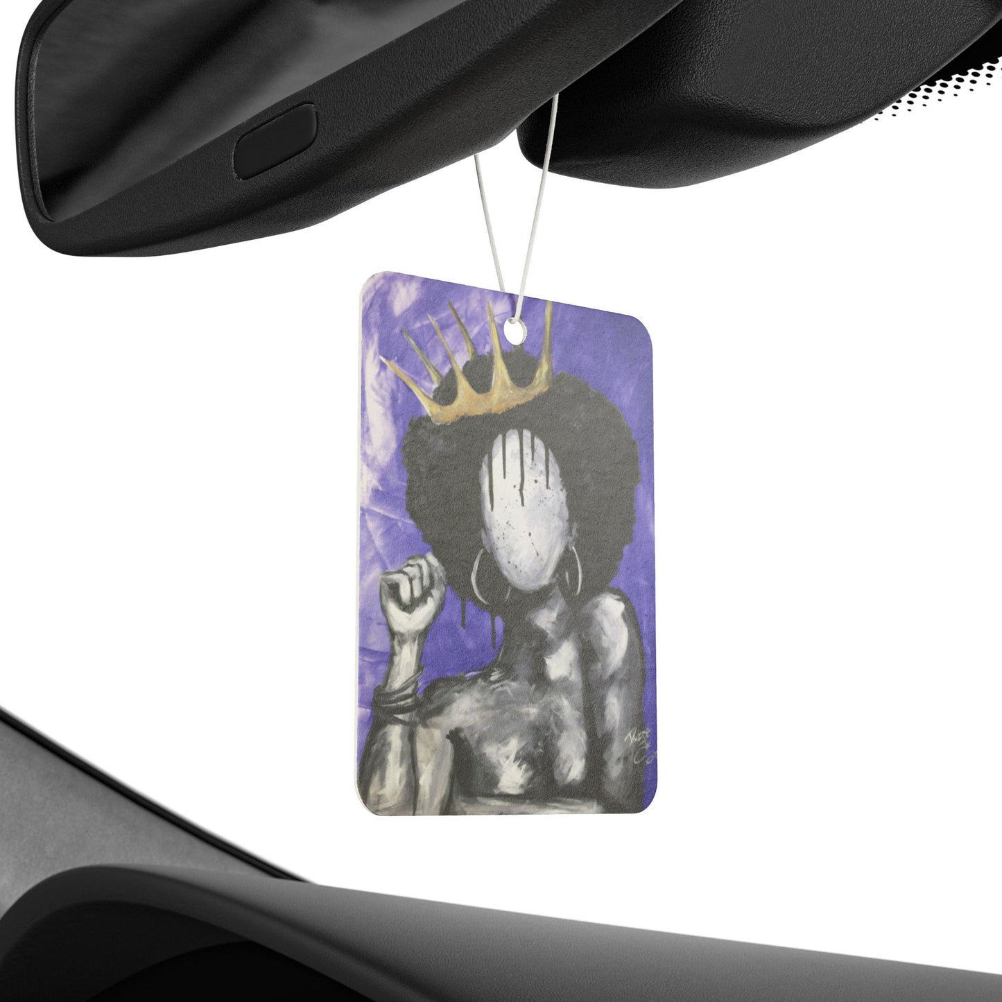 Naturally Queen PURPLE Car Air Freshener