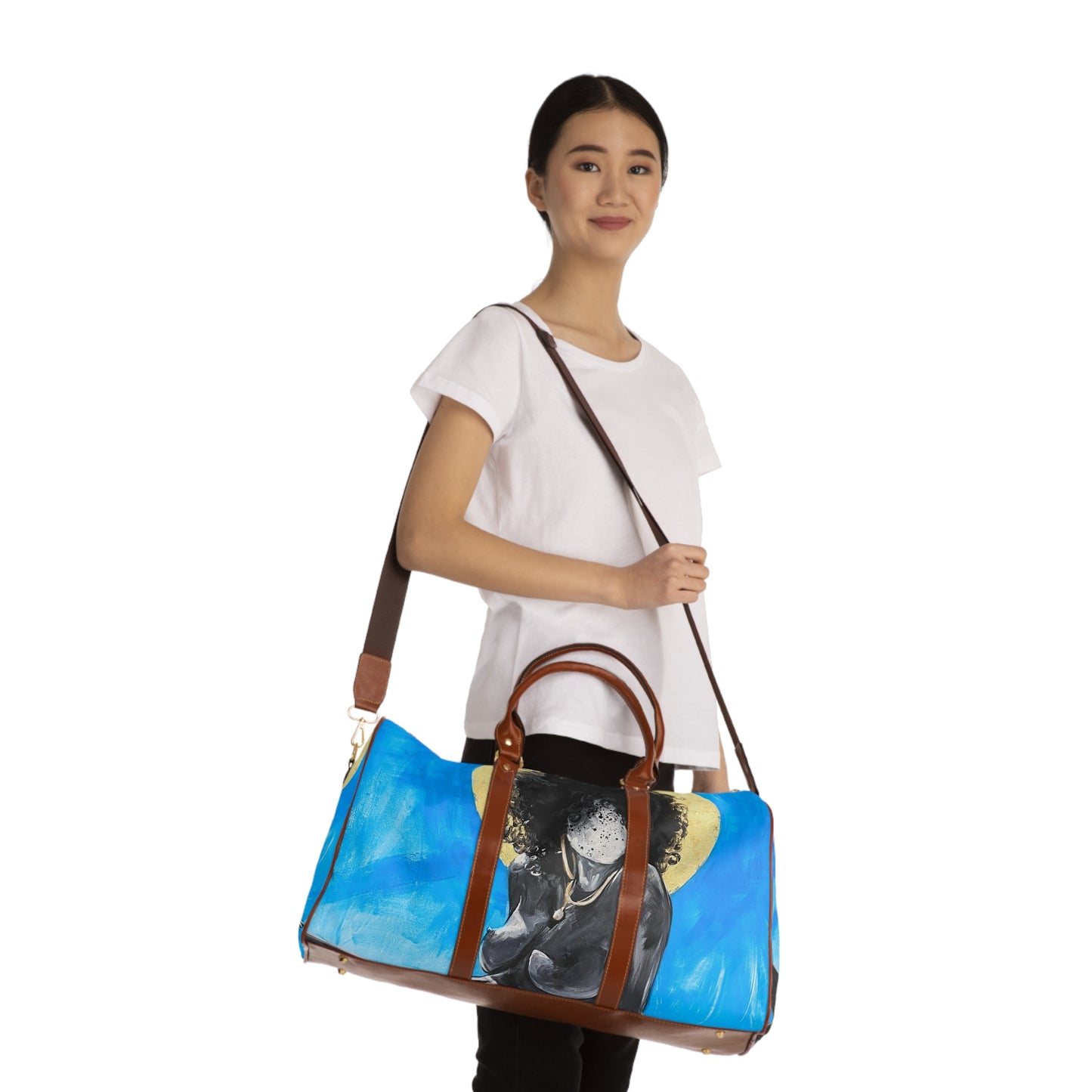 Naturally Nude III BLUE Waterproof Travel Bag