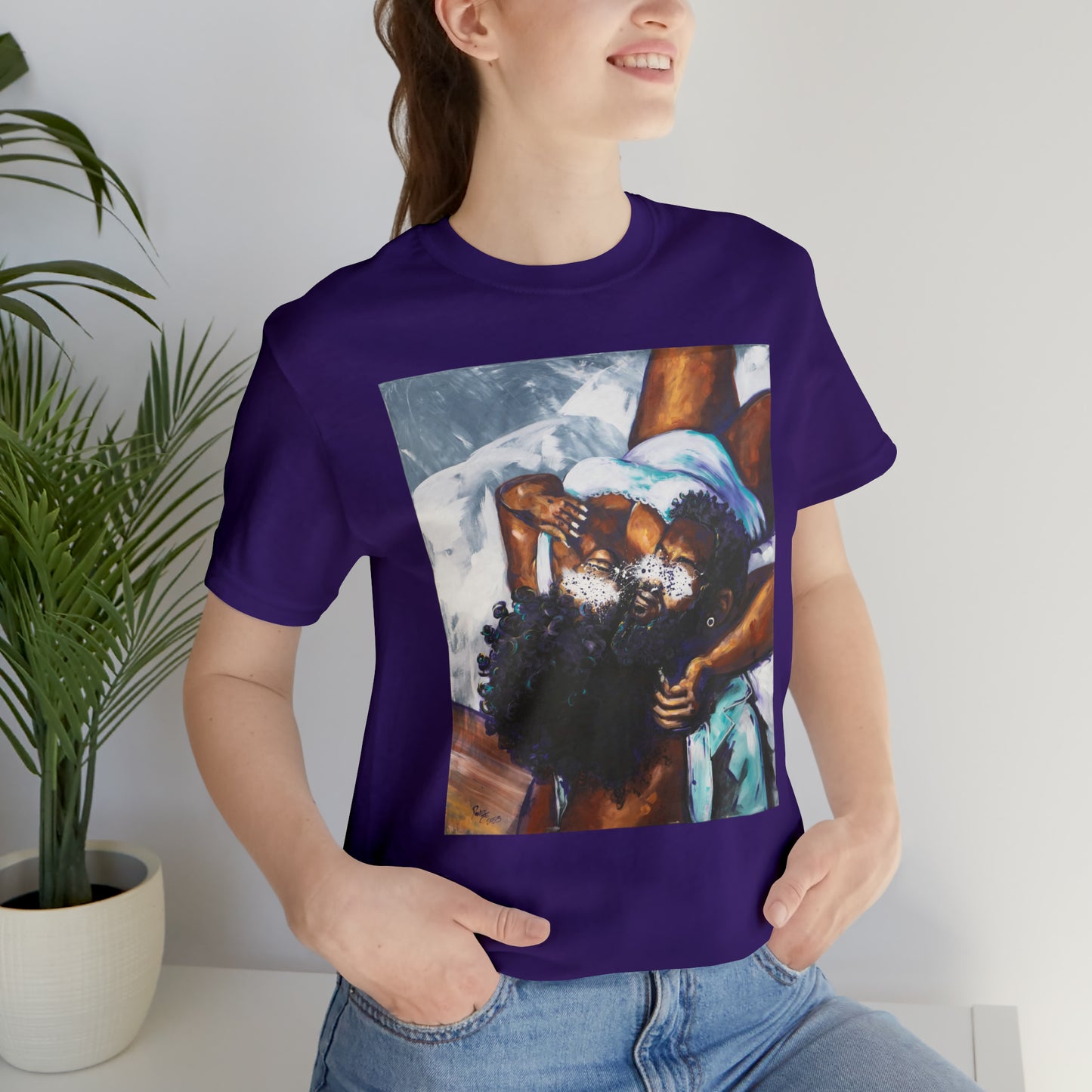 Naturally Black Love XII Unisex Jersey Short Sleeve Tee