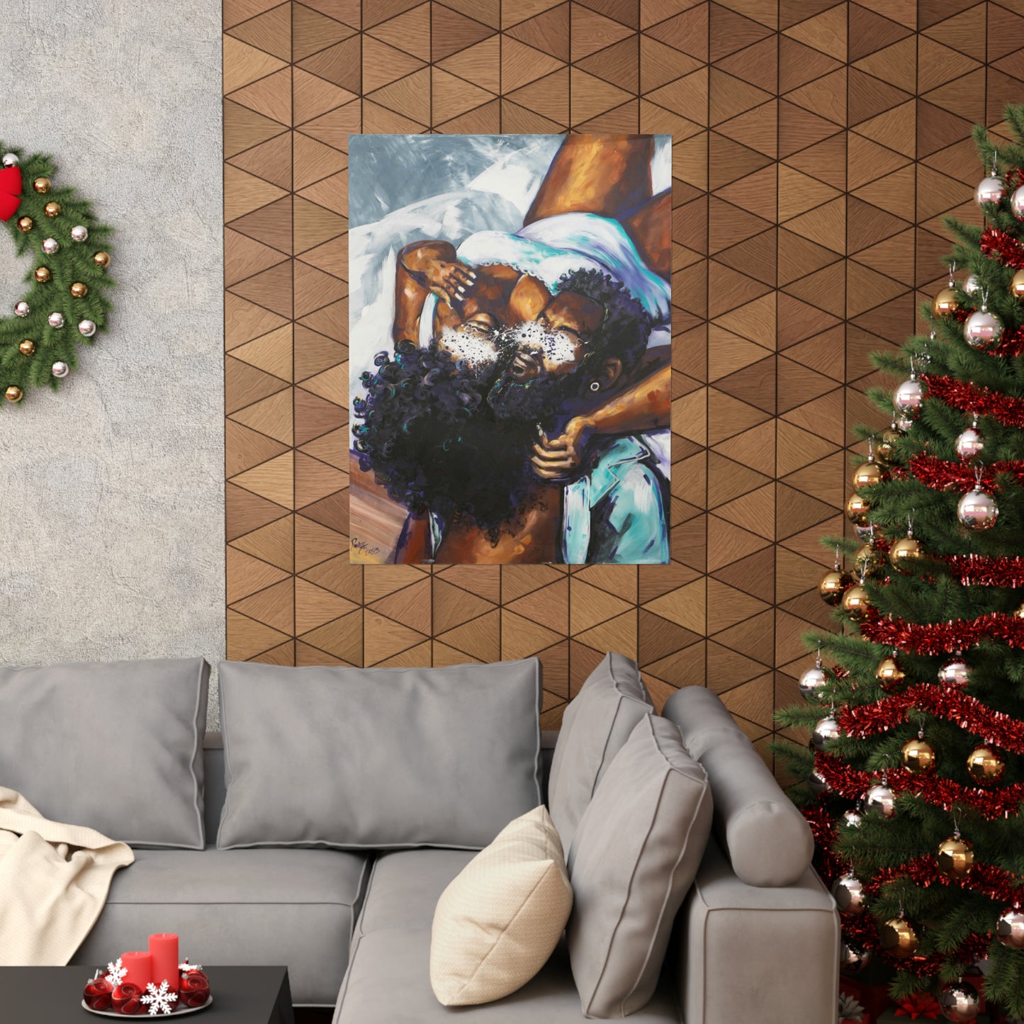 Naturally Black Love XII Matte Vertical Posters