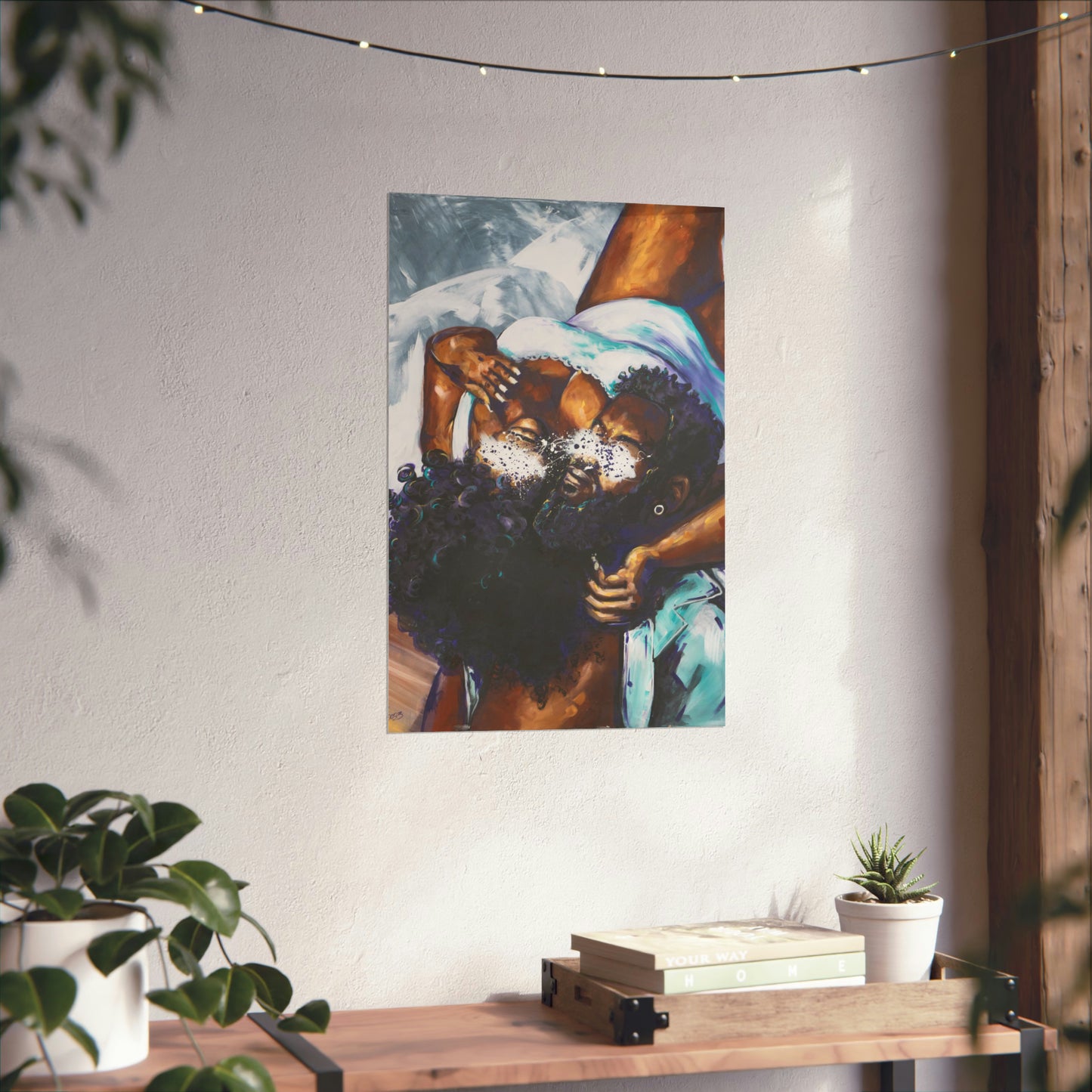 Naturally Black Love XII Matte Vertical Posters