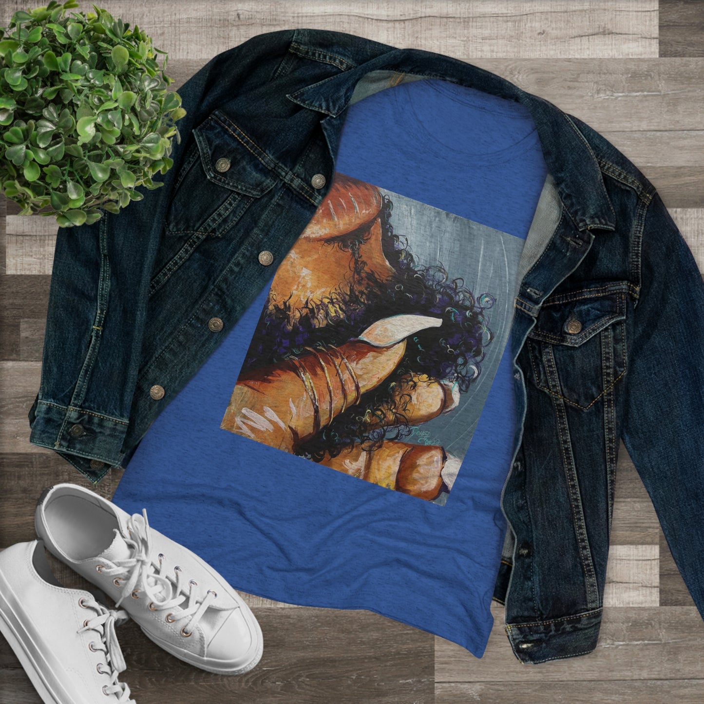 Naturally Black Love X Women's Triblend Tee
