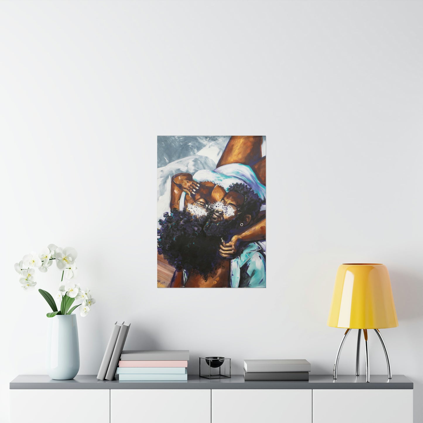 Naturally Black Love XII Matte Vertical Posters