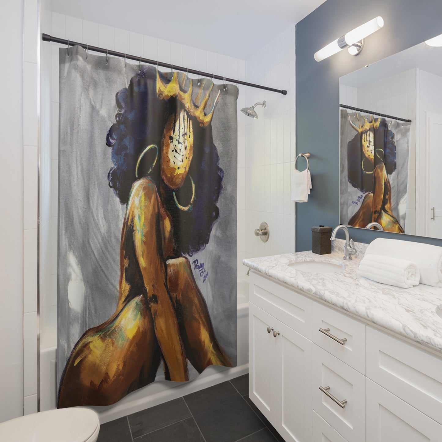 Naturally Queen Nessa Shower Curtains