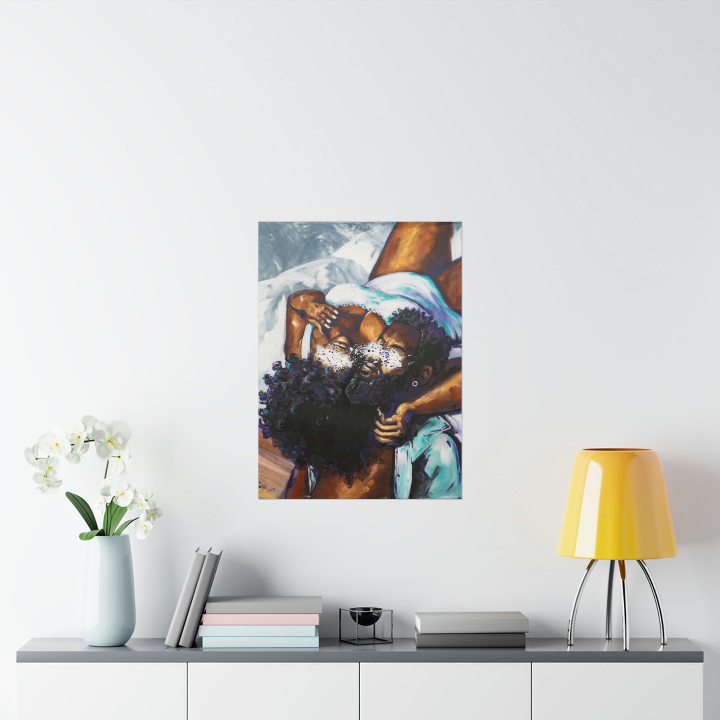 Naturally Black Love XII Matte Vertical Posters