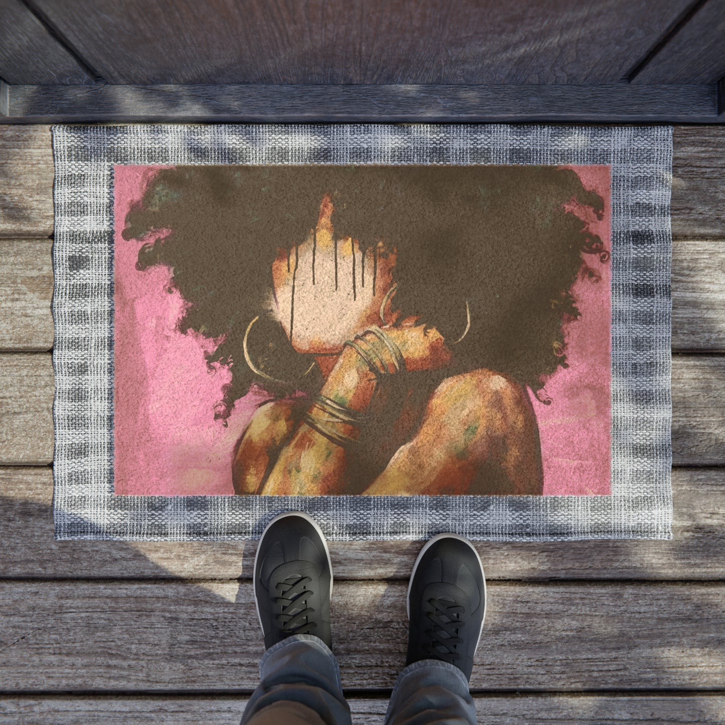 Naturally II PINK Doormat