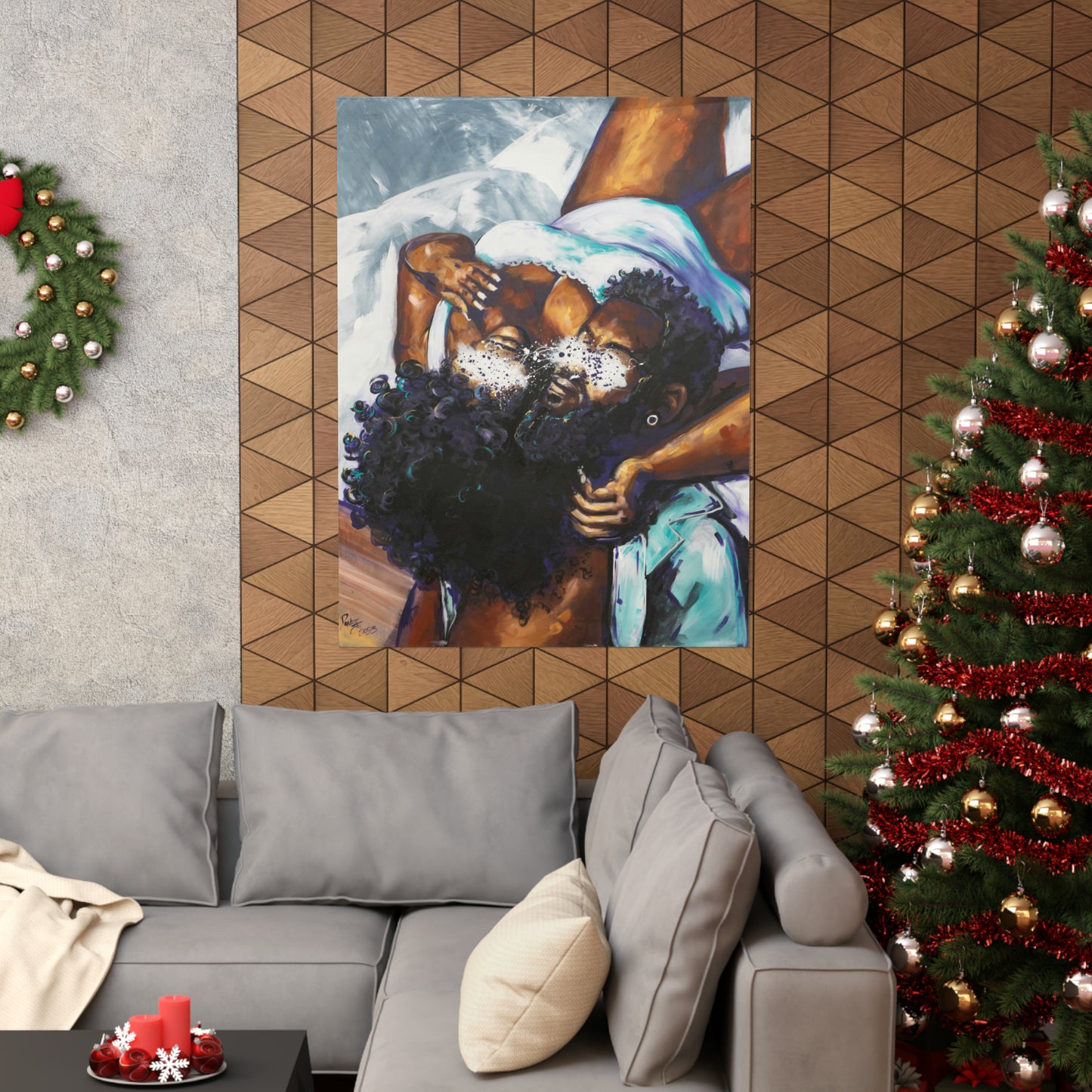 Naturally Black Love XII Matte Vertical Posters