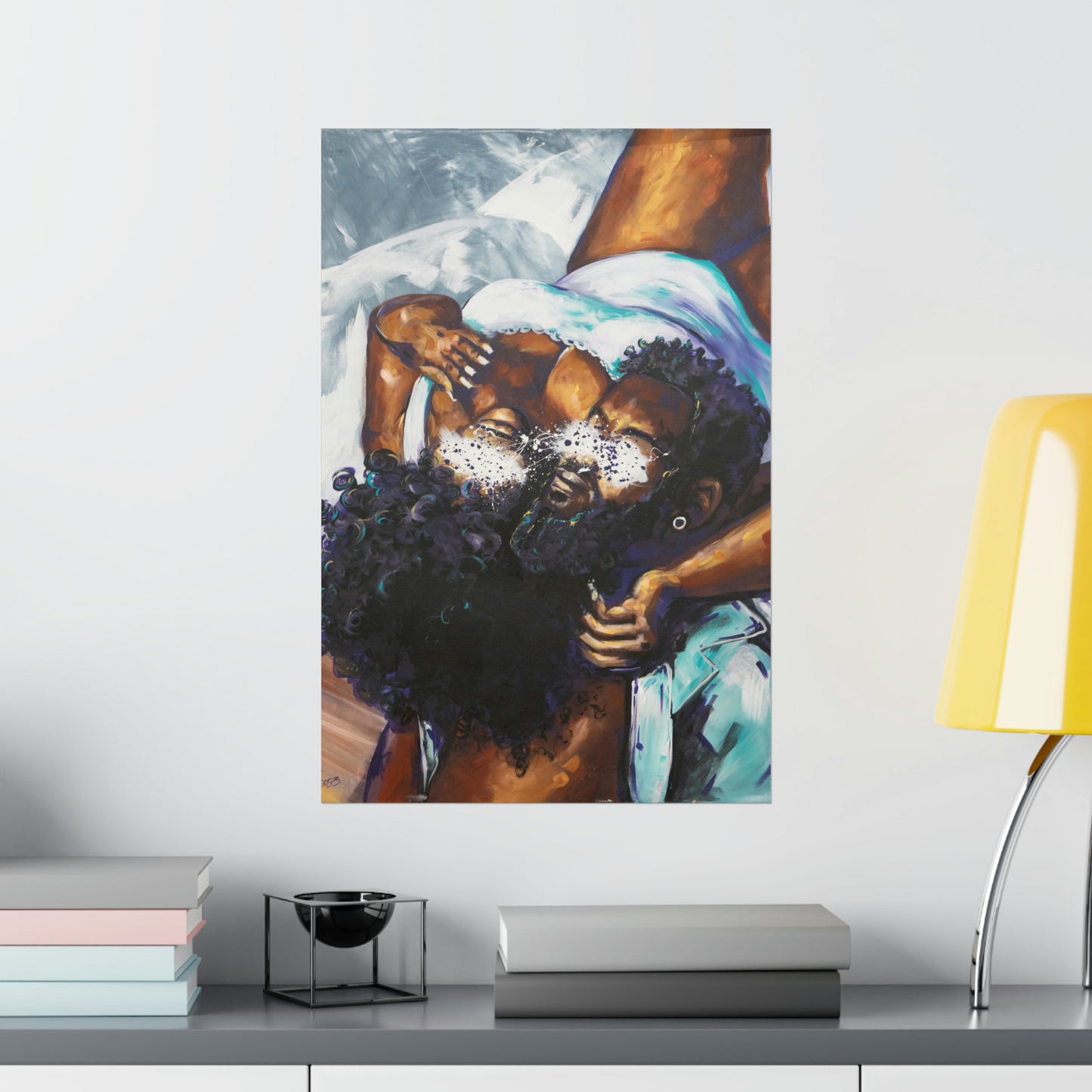 Naturally Black Love XII Matte Vertical Posters