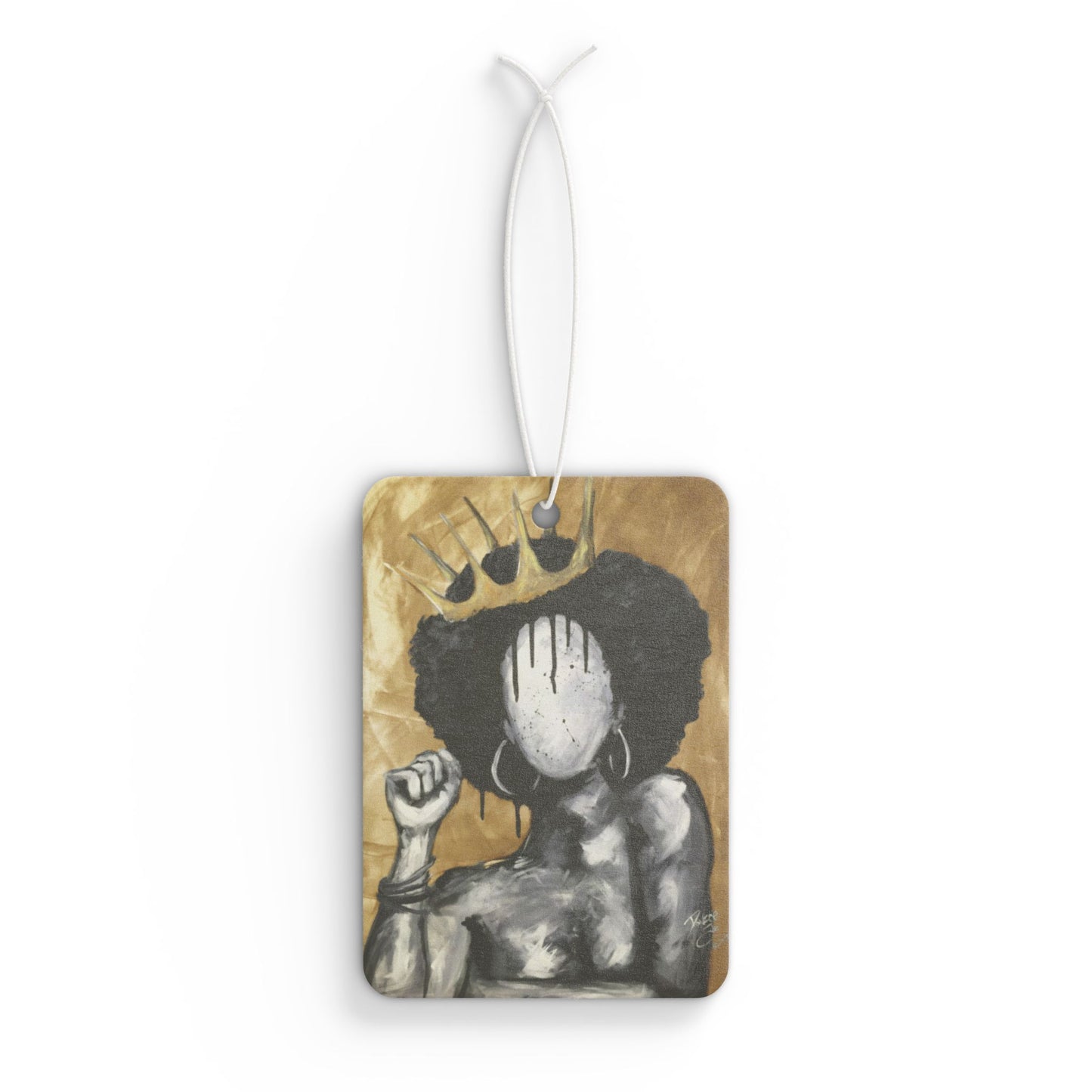 Naturally Queen GOLD Car Air Freshener