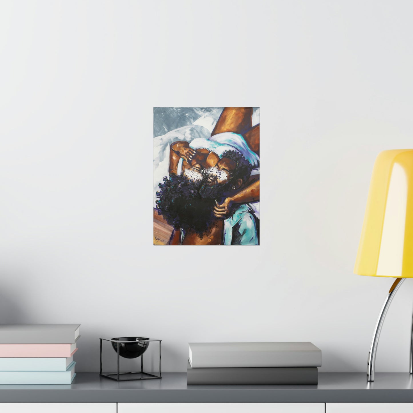 Naturally Black Love XII Matte Vertical Posters