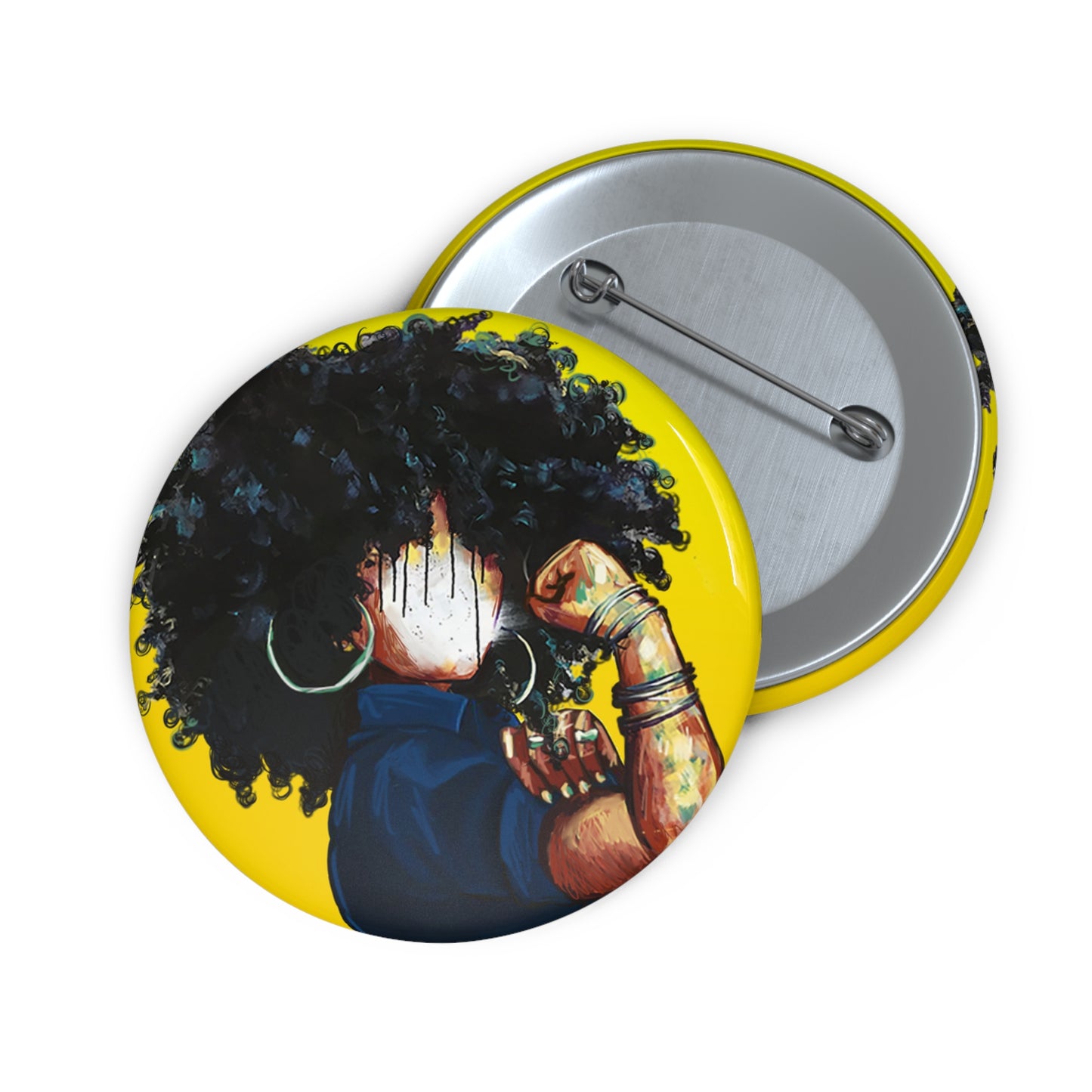 Naturally the Riveter Custom Pin Buttons