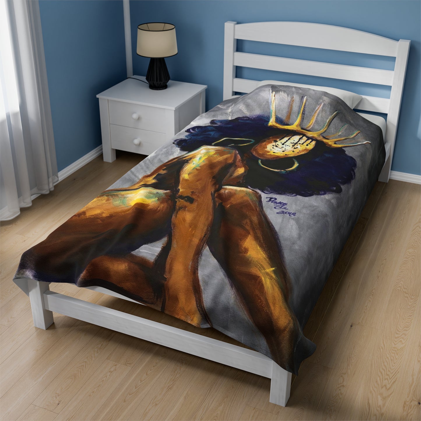 Naturally Queen Nessa Velveteen Plush Blanket
