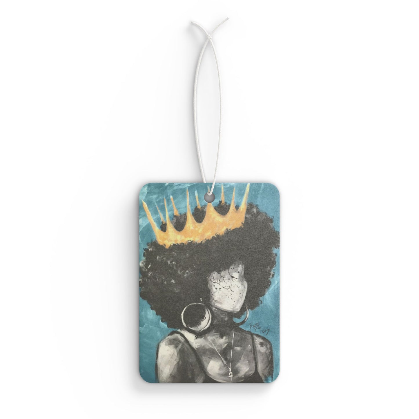 Naturally Queen I BLUE Car Air Freshener