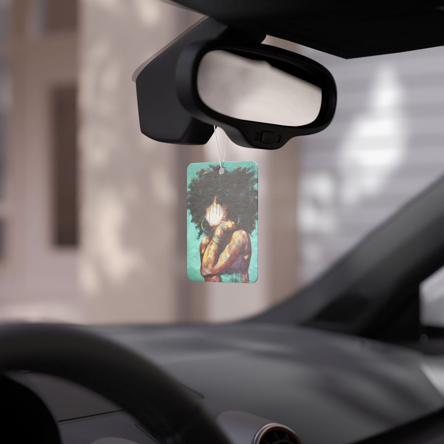 Naturally II TEAL Car Air Freshener